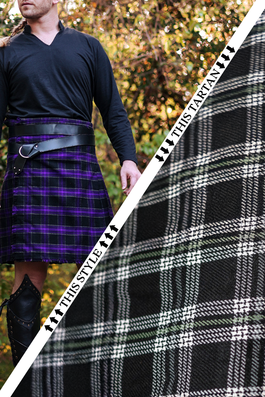 Versatta Tartan Traditional Kilt - Springtide