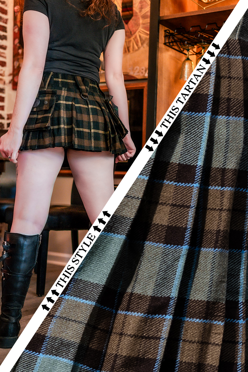 Versatta Micro Tartan Cargo Kilt - Tradesman