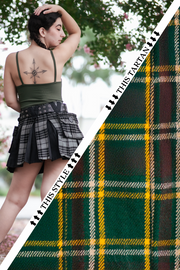 Versatta Mini Inverted Tartan Hybrid Cargo Kilt - Huntsman