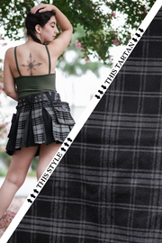 Versatta Mini Inverted Tartan Hybrid Cargo Kilt - Midnight
