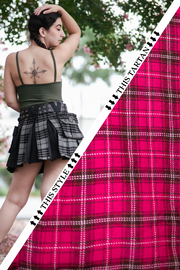 Versatta Mini Inverted Tartan Hybrid Cargo Kilt - Unicorn Blood