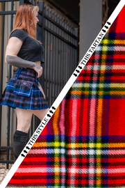 Versatta Mini Tartan Cargo Kilt - Royalist