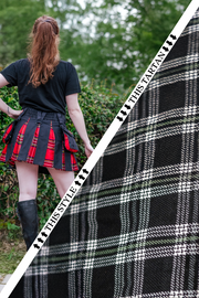 Versatta Mini Tartan Hybrid Cargo Kilt - Springtide