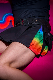 Versatta Mini Rainbow Sunset Pride Hybrid Cargo Kilt