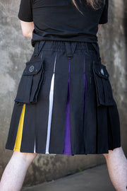 Versatta Micro Non-Binary Pride Hybrid Cargo Kilt
