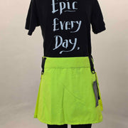 Versatta Mini Solid Cargo Kilt - 3X, Neon Yellow