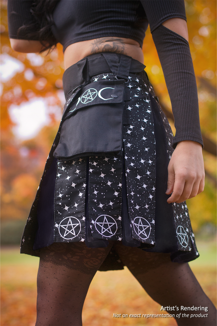 Versatta Mini Pagan Cargo Kilt - 15"