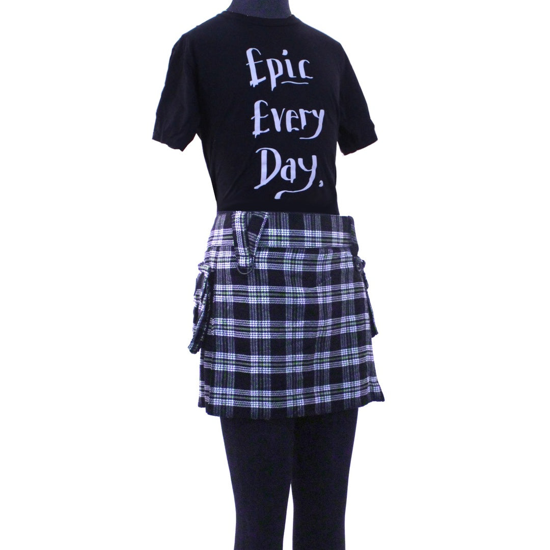 Versatta Mini Tartan Cargo Kilt - 15"