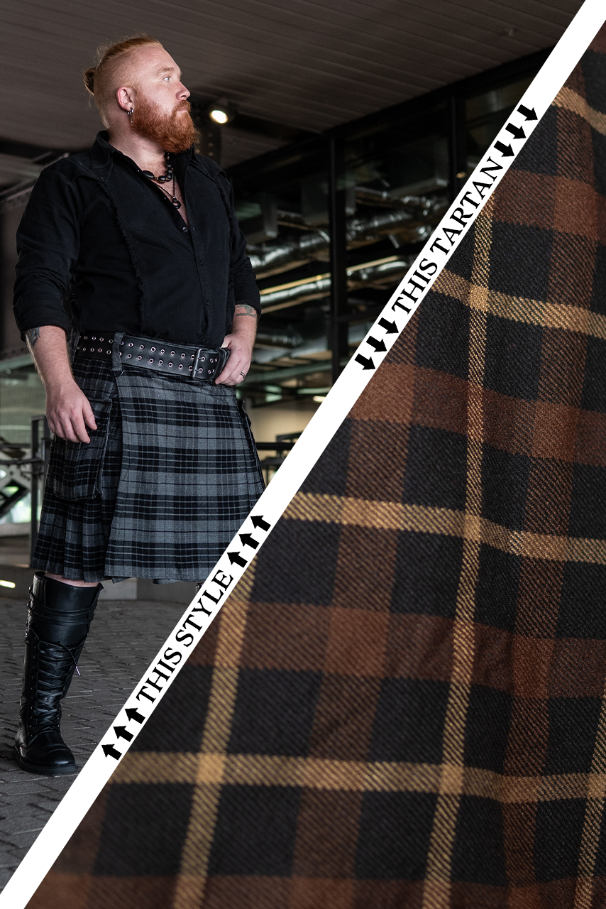 Versatta Tartan Cargo Kilt - Brandybuck