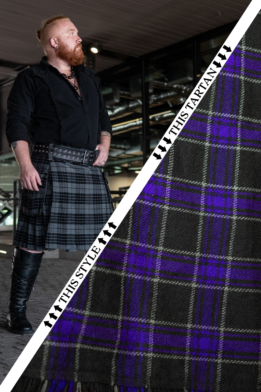Versatta Tartan Cargo Kilt - Equinox