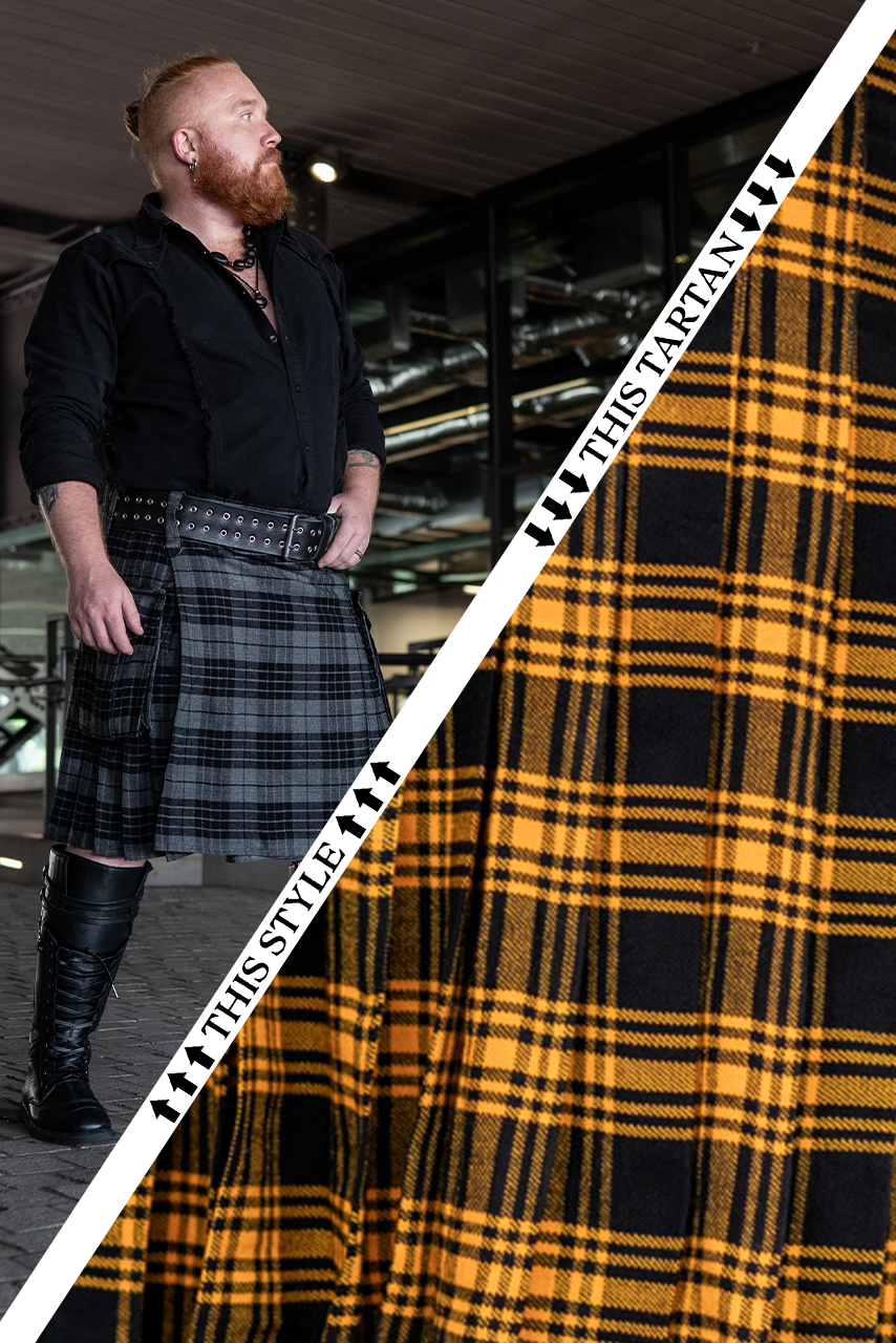 Versatta Tartan Cargo Kilt - Flaxenweave