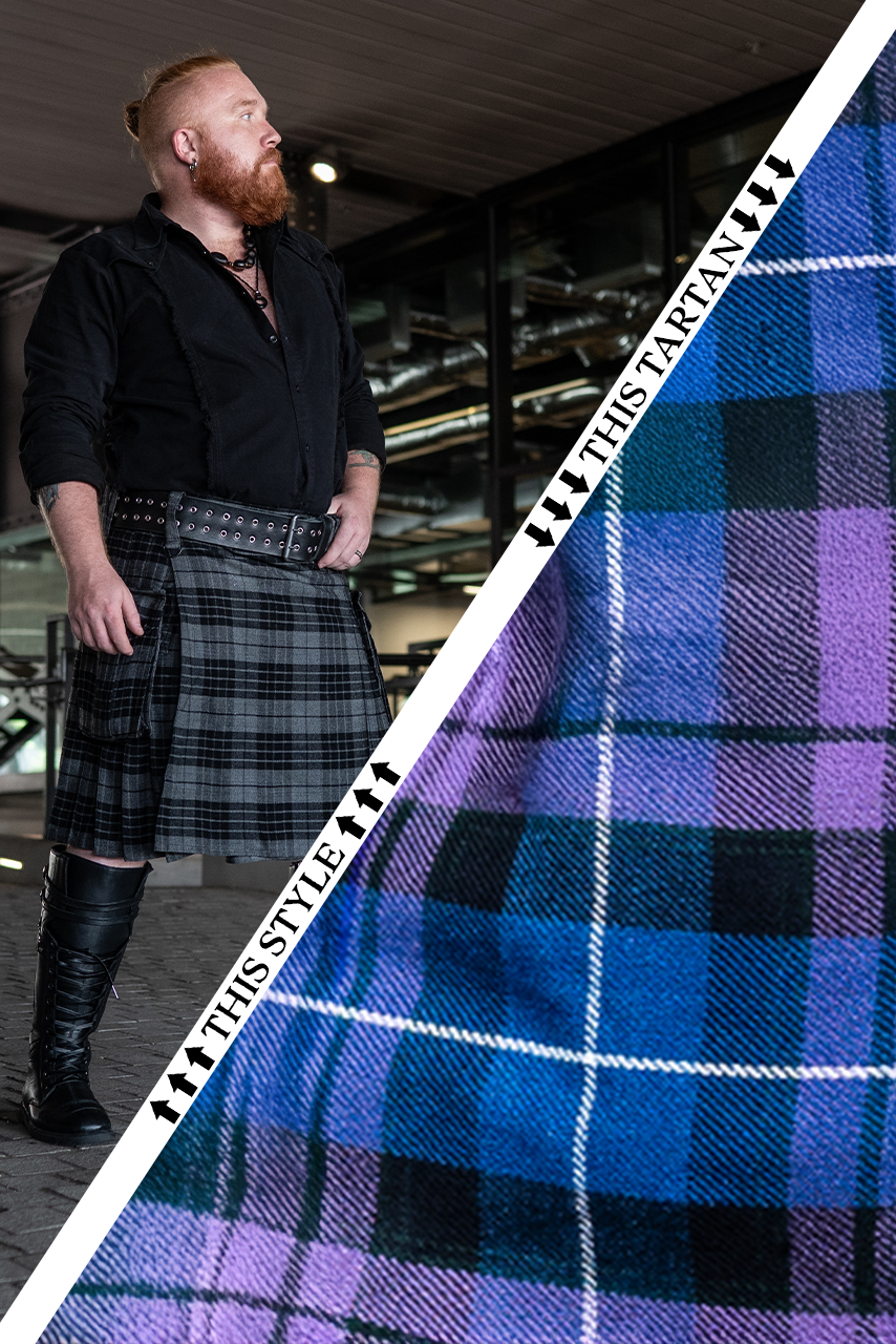 Versatta Tartan Cargo Kilt - Scottish Pride