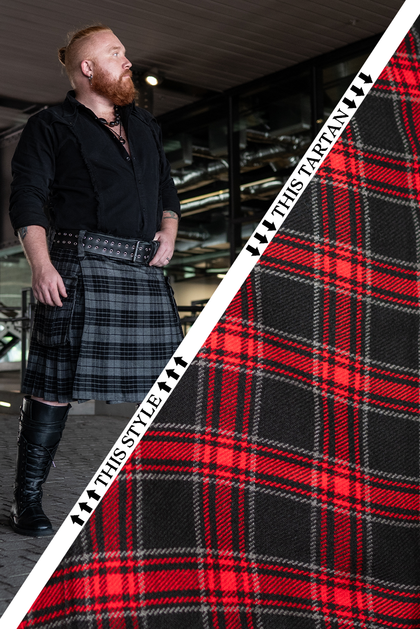 Versatta Tartan Cargo Kilt - Warlord