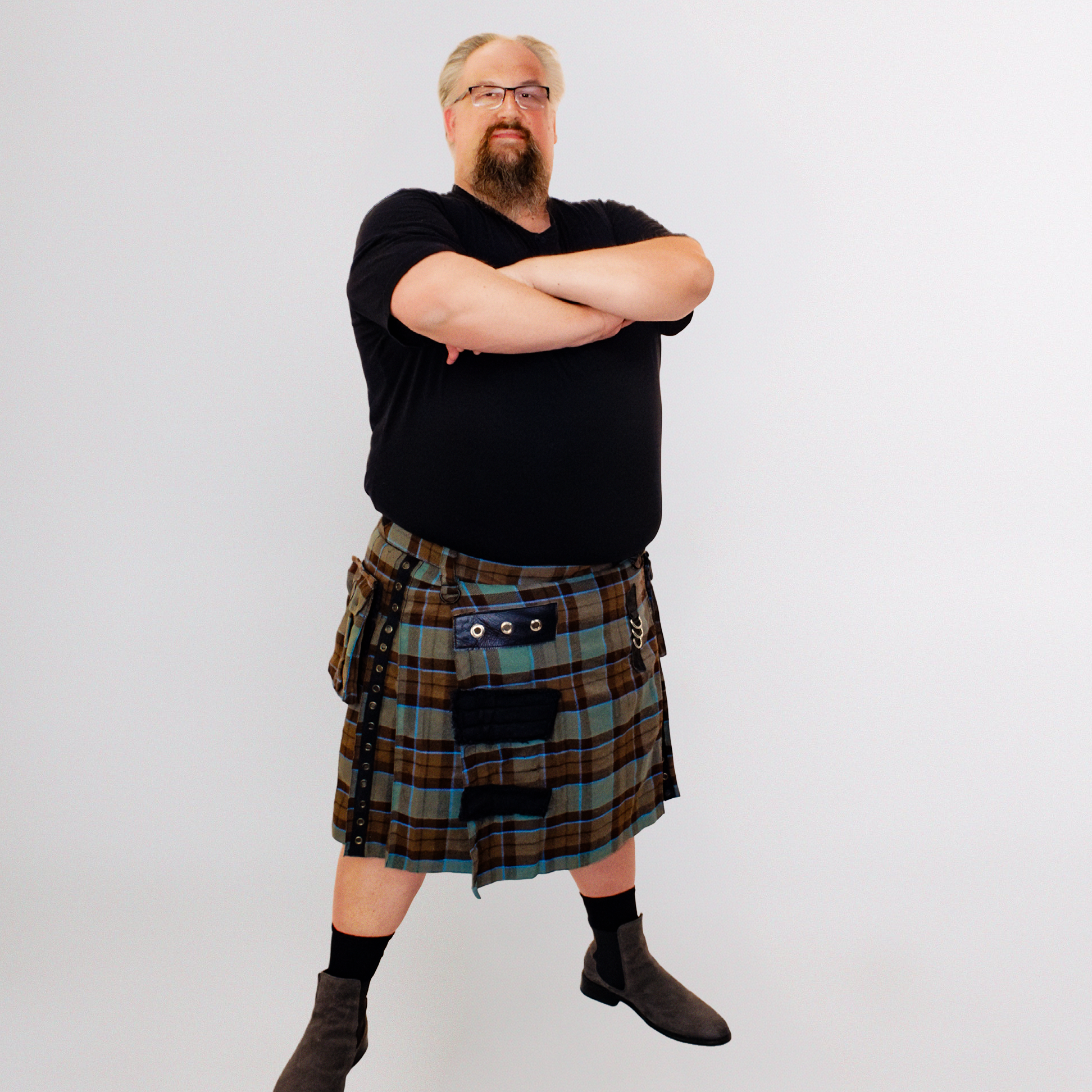 Versatta Warmetal Tartan Cargo Kilt - 23"
