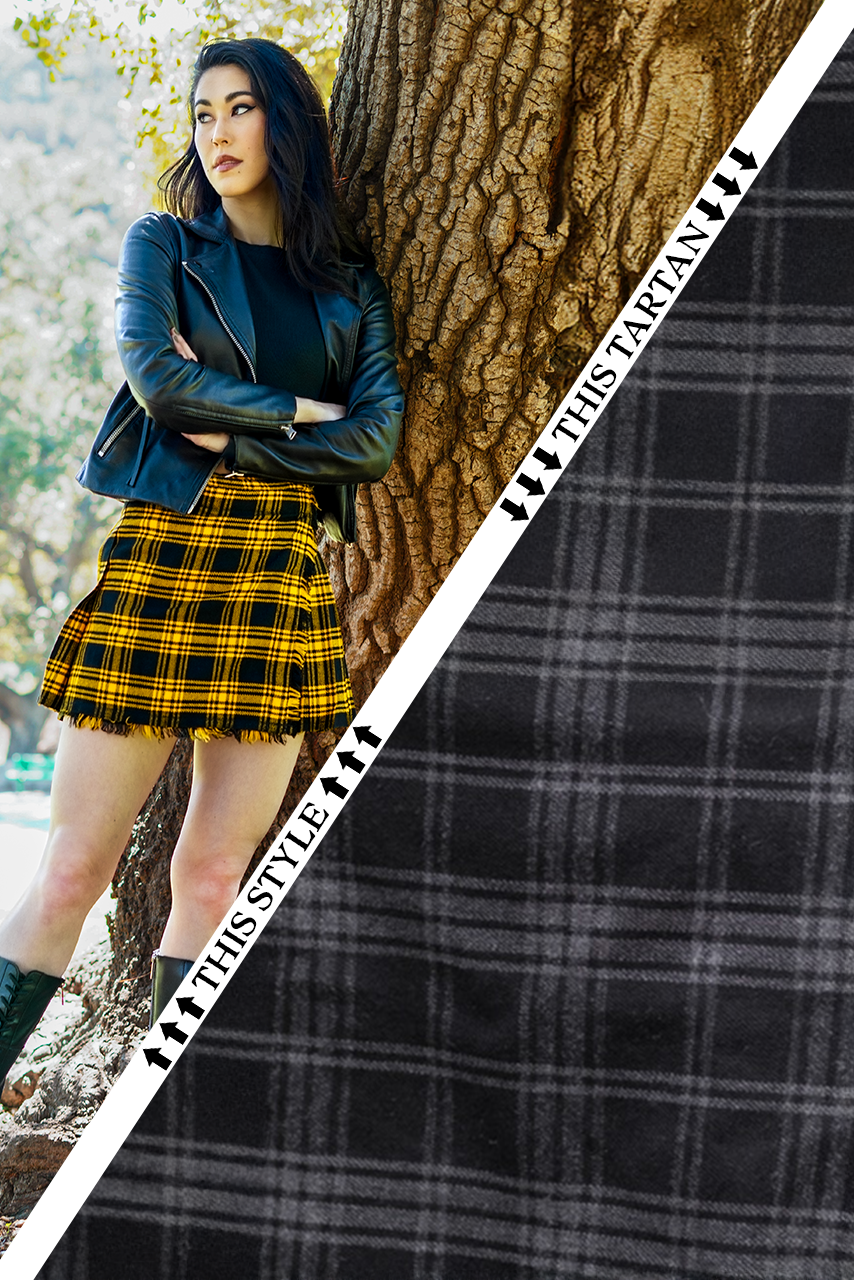 Vanguard Mini Tartan Kilt - Midnight