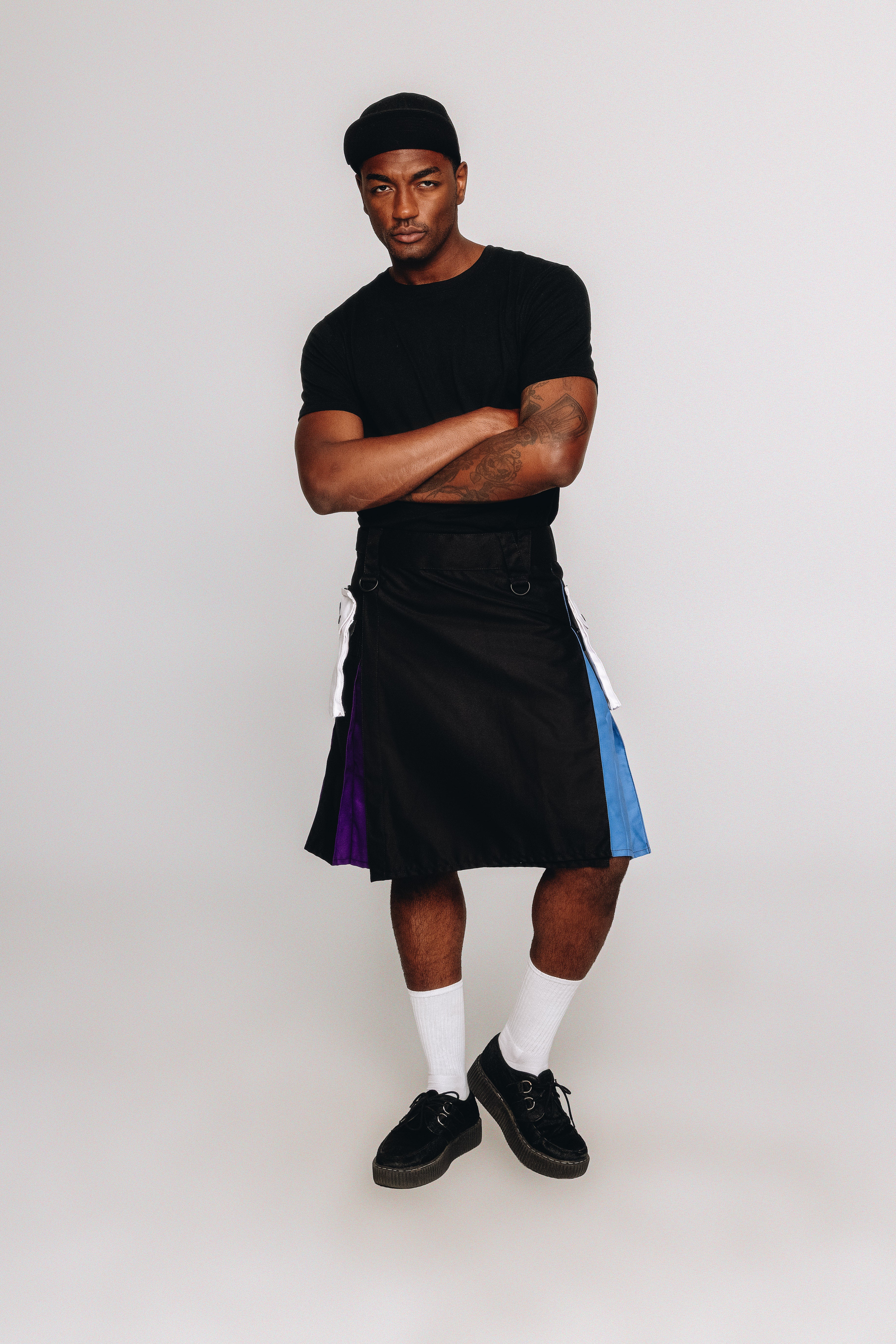 Versatta Polyam Pride Hybrid Cargo Kilt - 23"