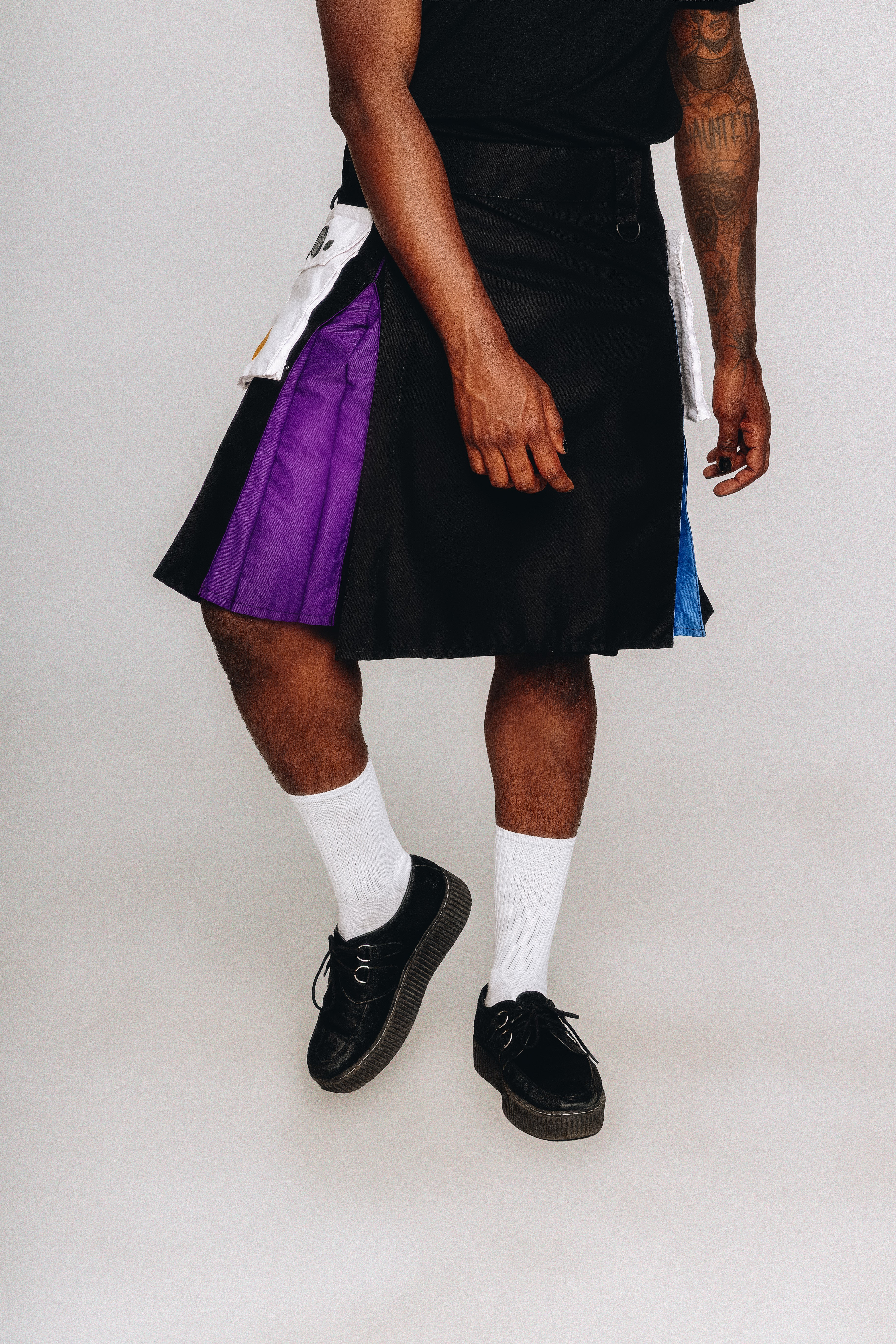 Versatta Polyam Pride Hybrid Cargo Kilt - 23"