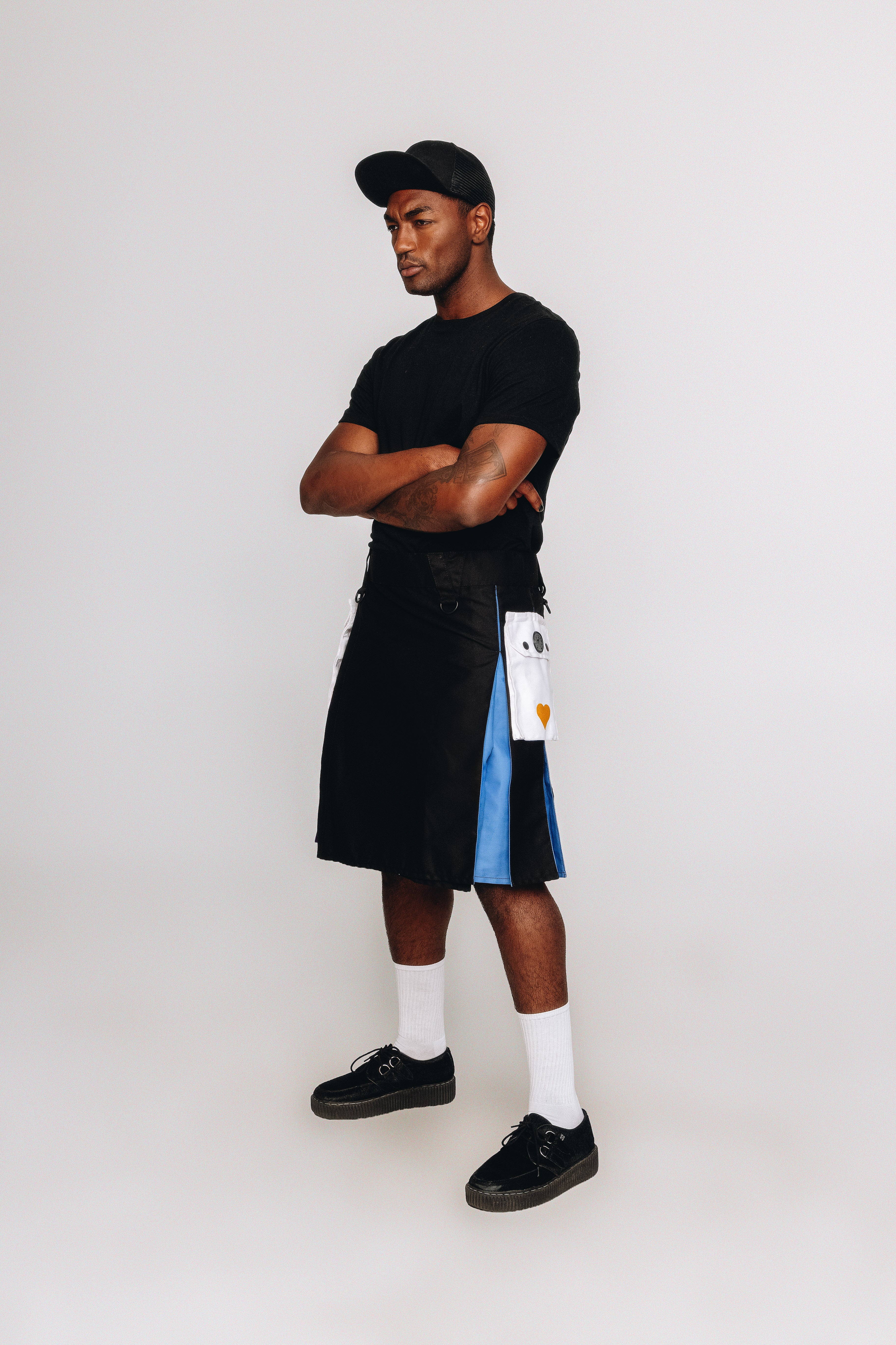 Versatta Polyam Pride Hybrid Cargo Kilt - 23"