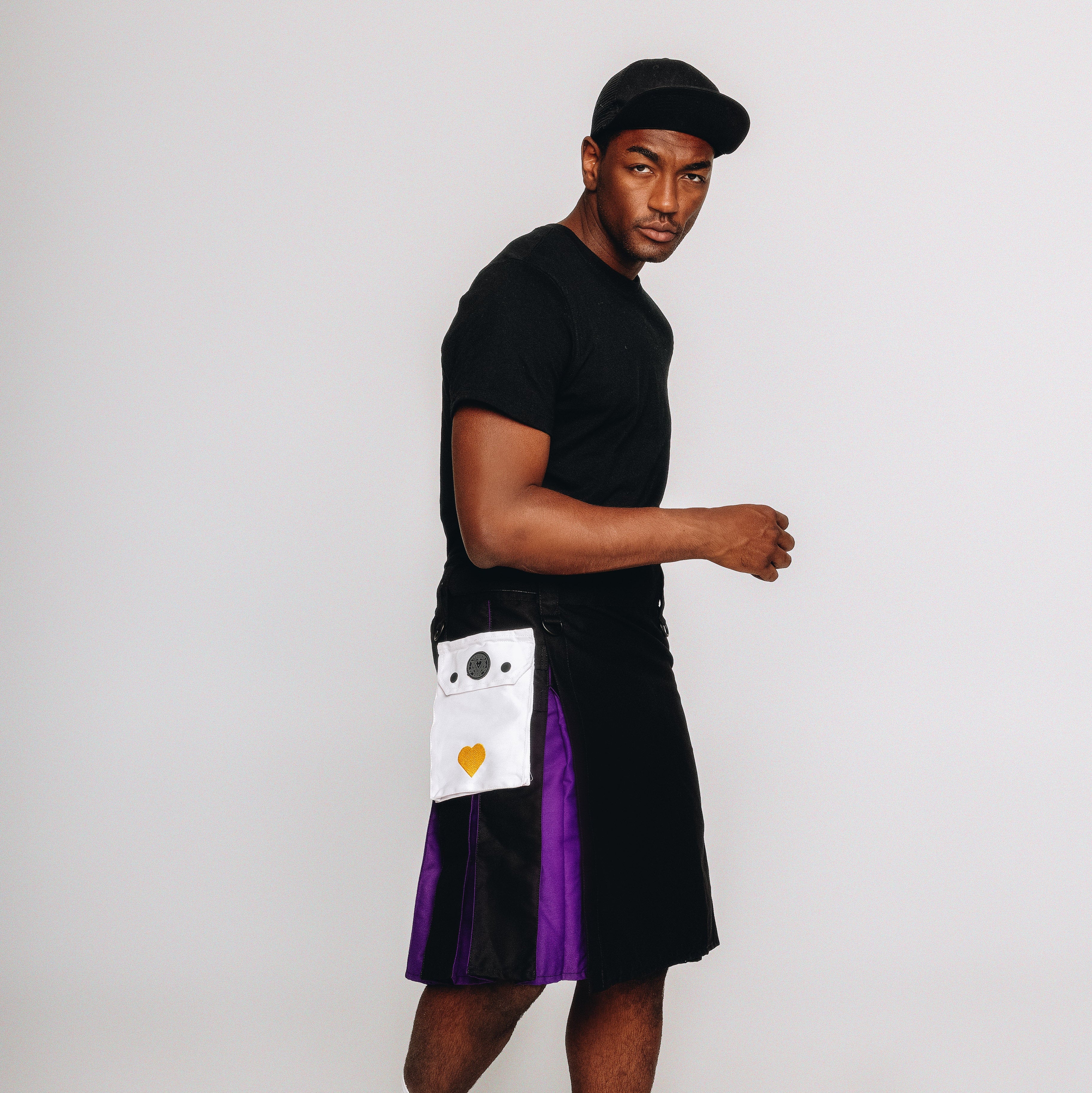 Versatta Polyam Pride Hybrid Cargo Kilt - 23"