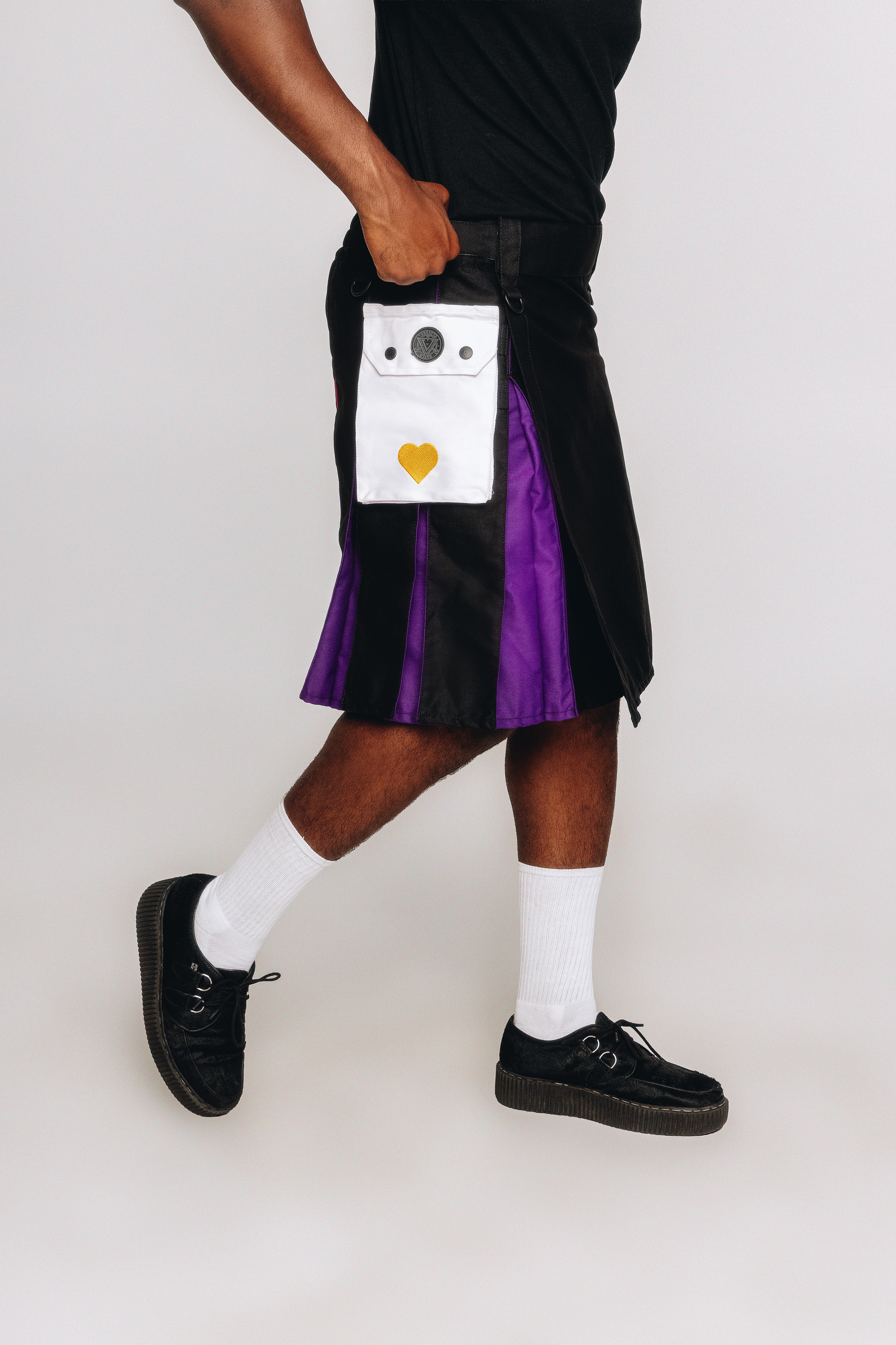 Versatta Polyam Pride Hybrid Cargo Kilt - 23"