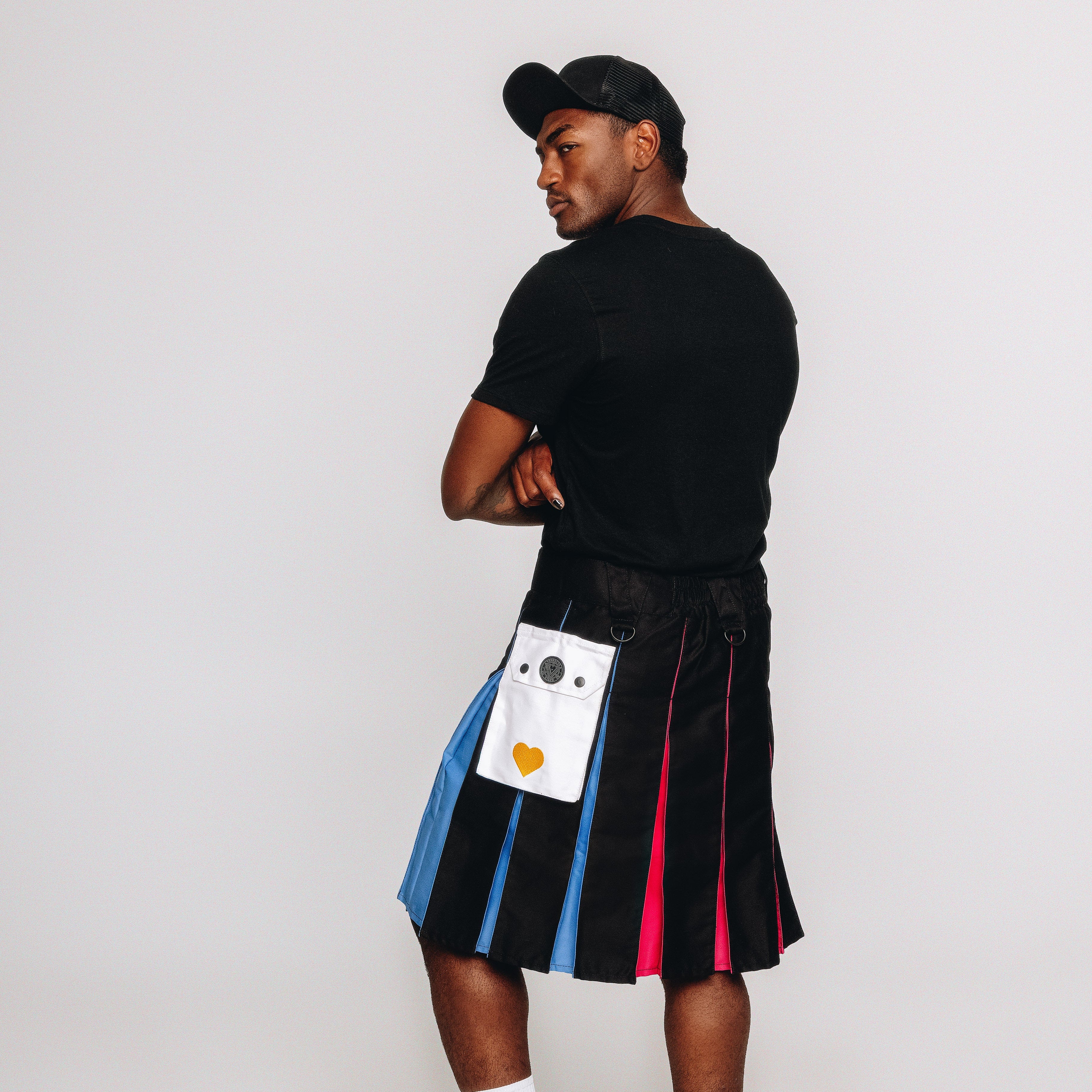 Versatta Polyam Pride Hybrid Cargo Kilt - 23"