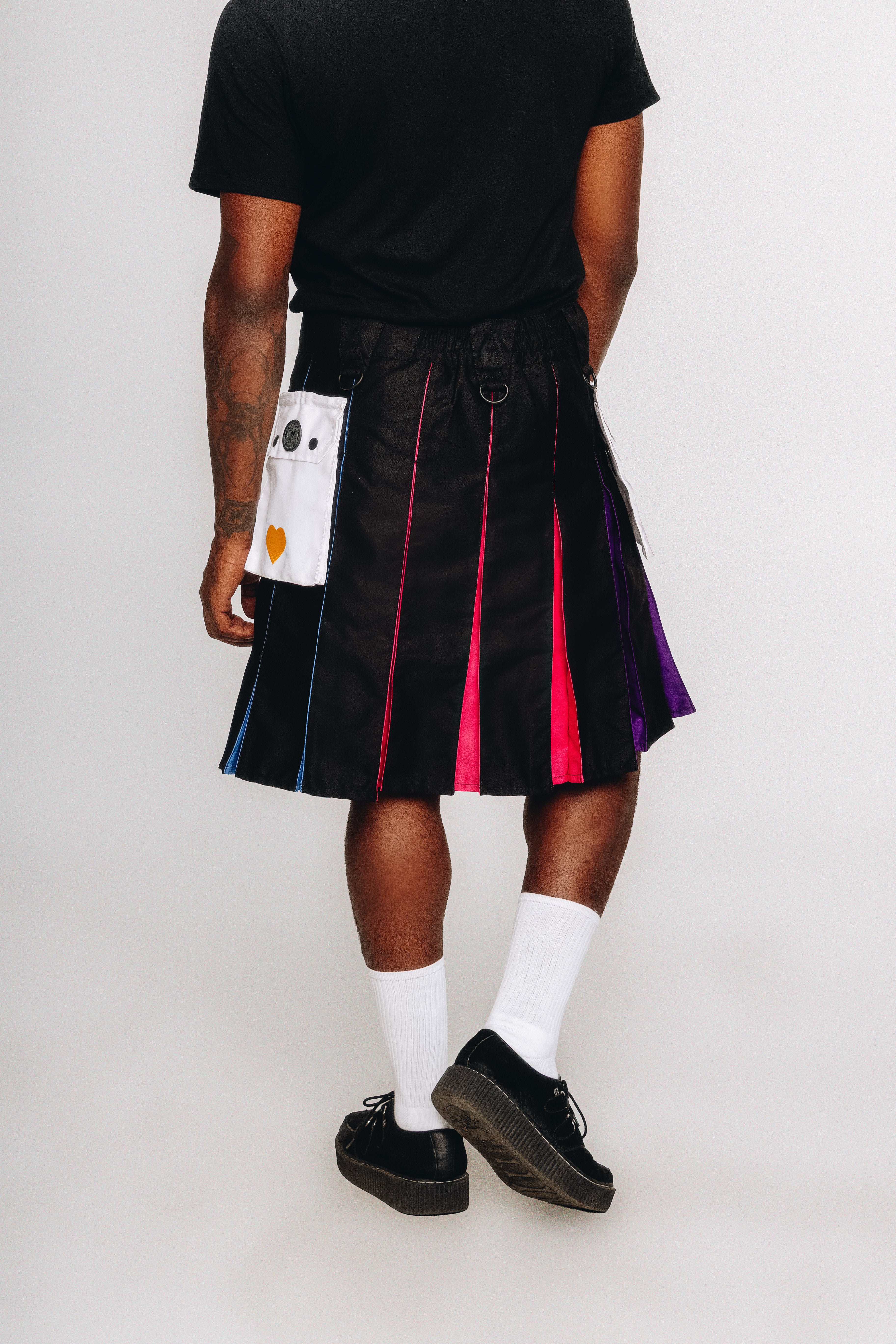 Versatta Polyam Pride Hybrid Cargo Kilt - 23"