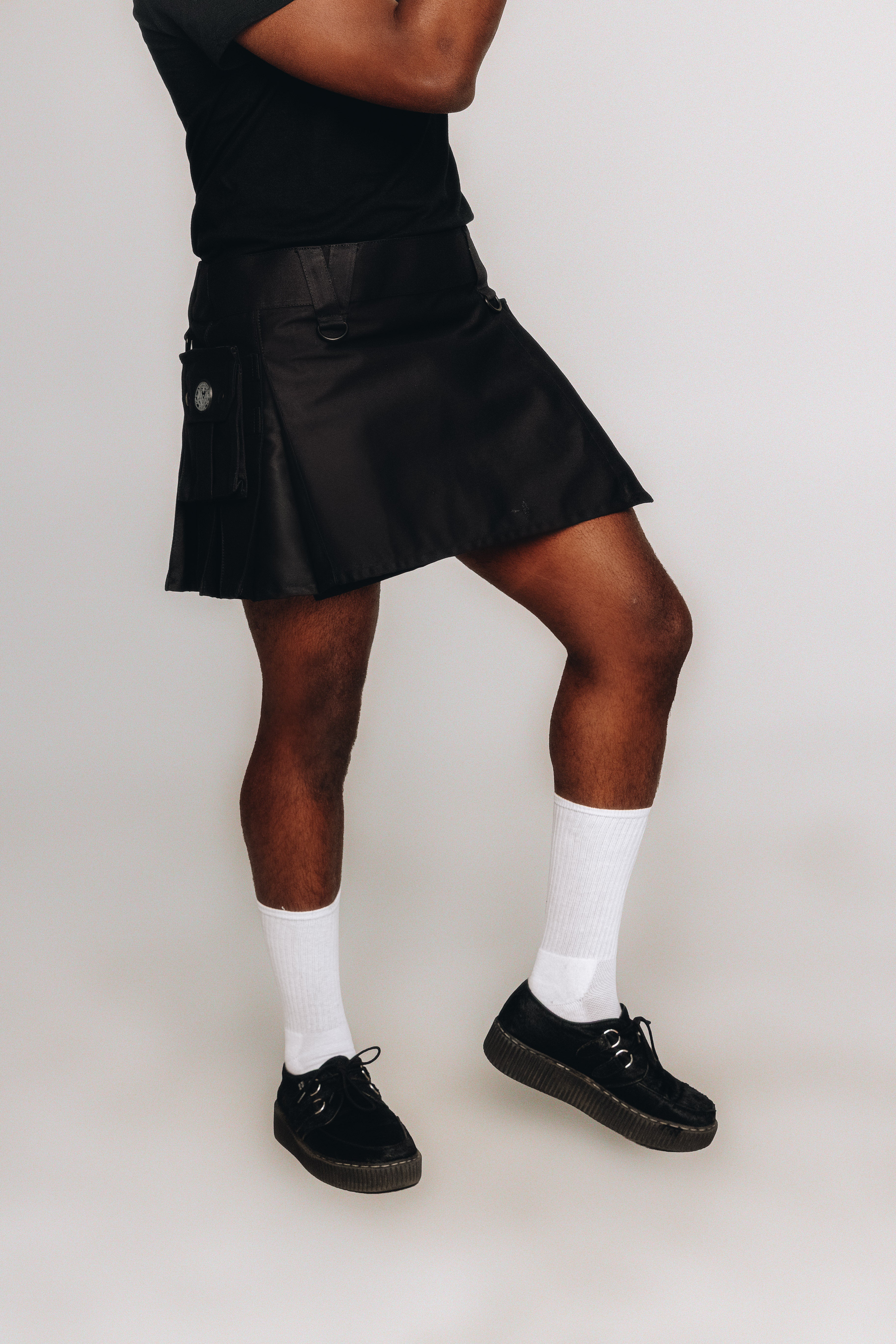 Versatta Mini Non-Binary Pride Hybrid Cargo Kilt - 15"
