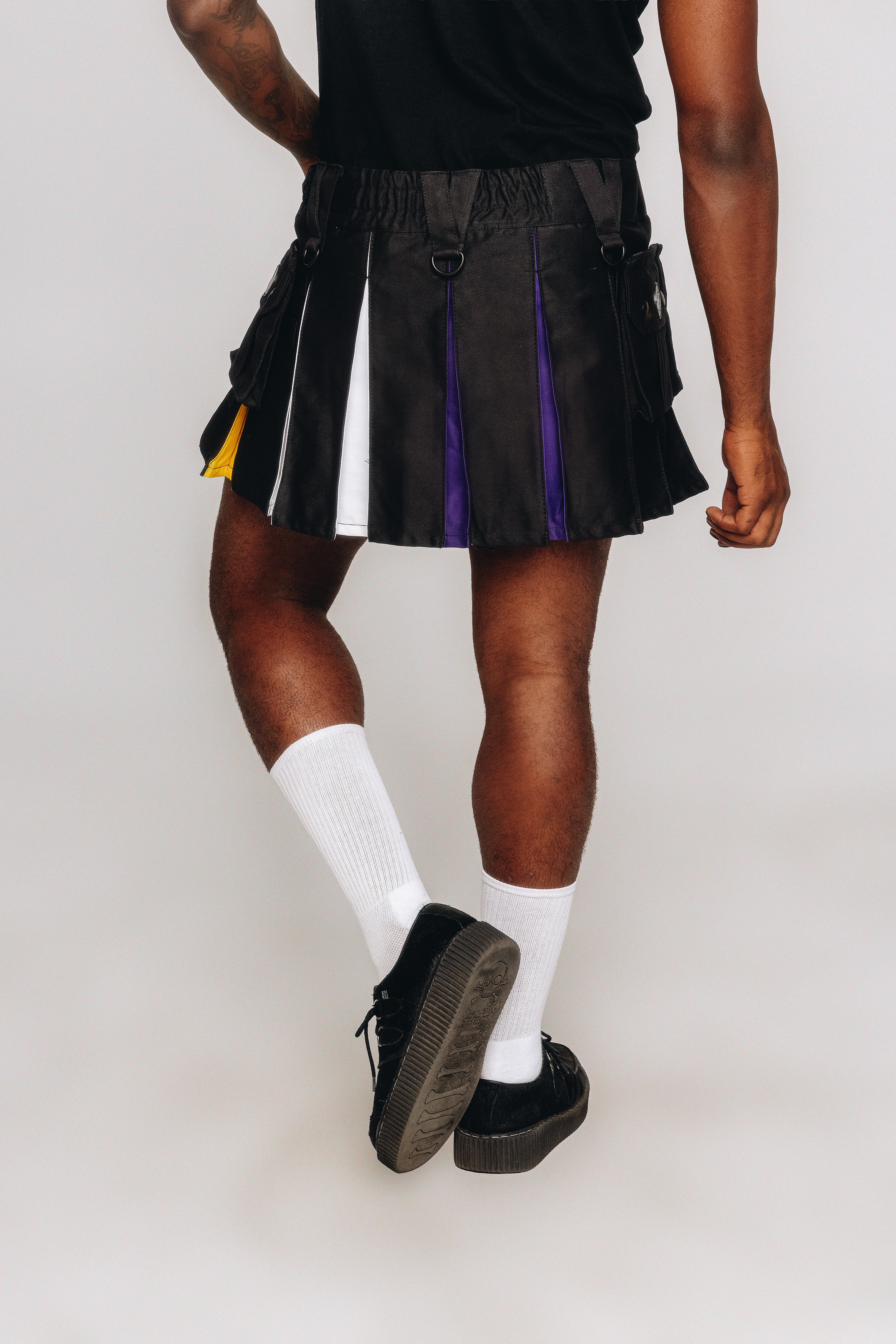 Versatta Mini Non-Binary Pride Hybrid Cargo Kilt - 15"