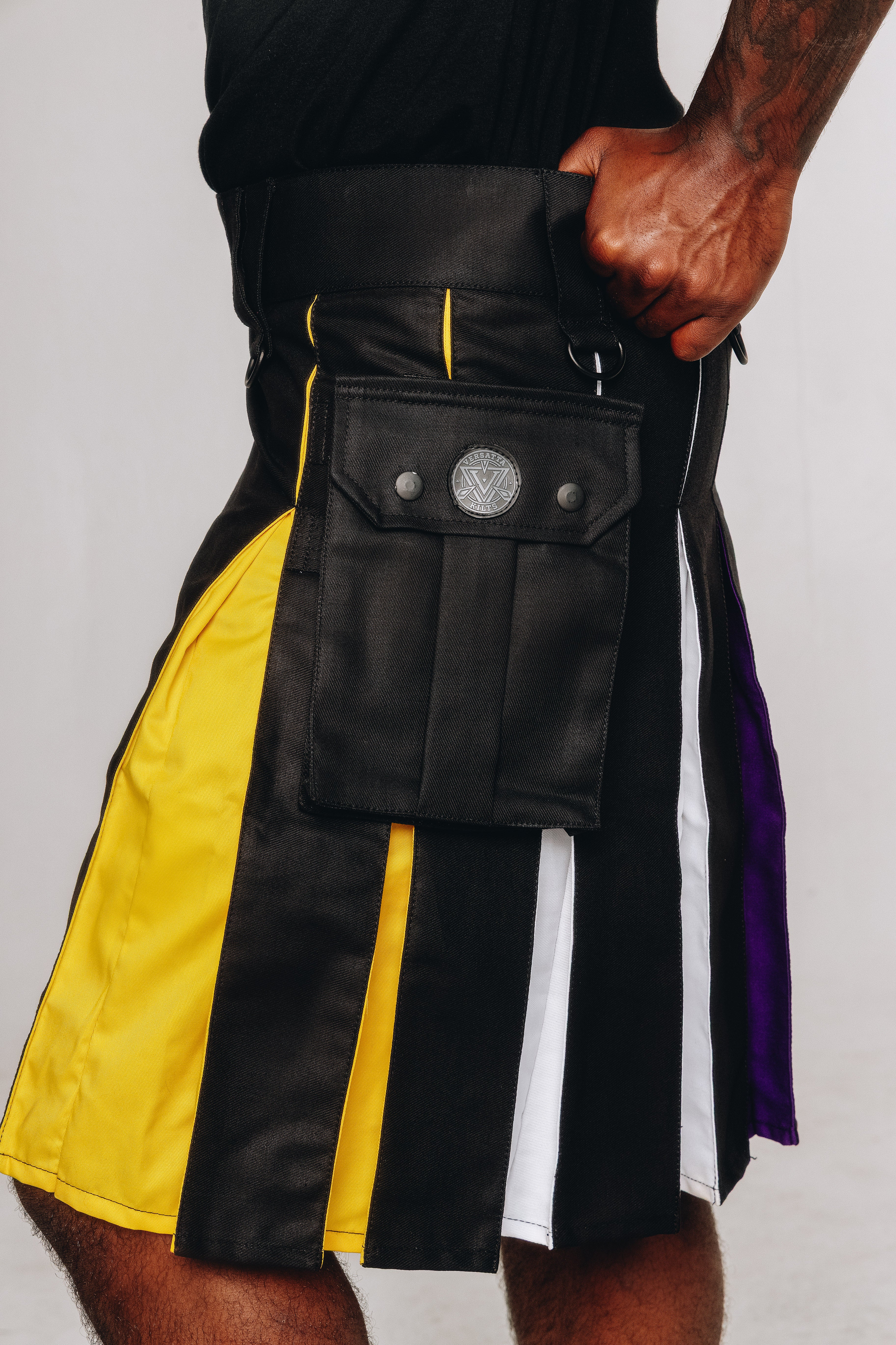 Versatta Non-Binary Pride Hybrid Cargo Kilt - 23"
