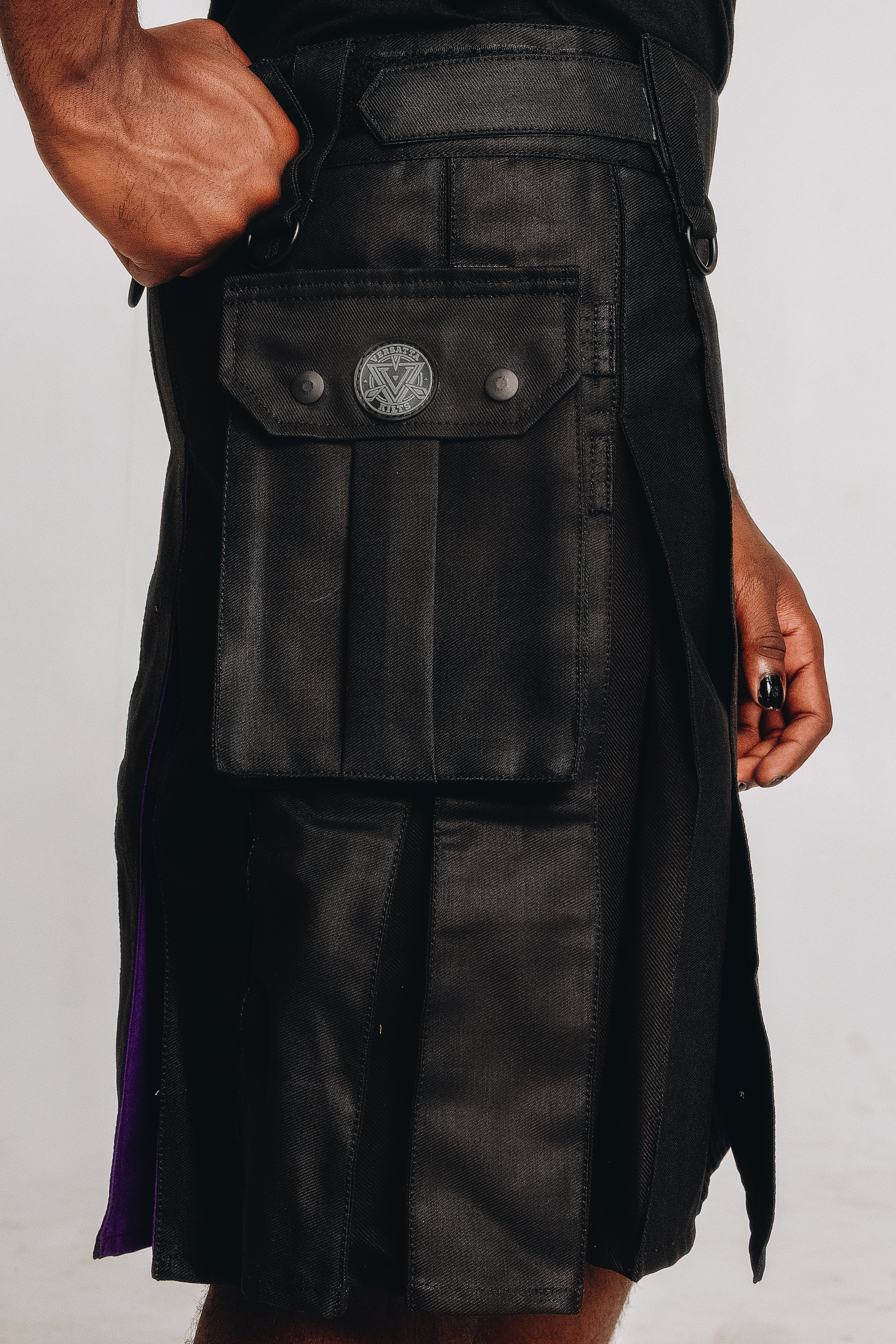 Versatta Non-Binary Pride Hybrid Cargo Kilt - 23"