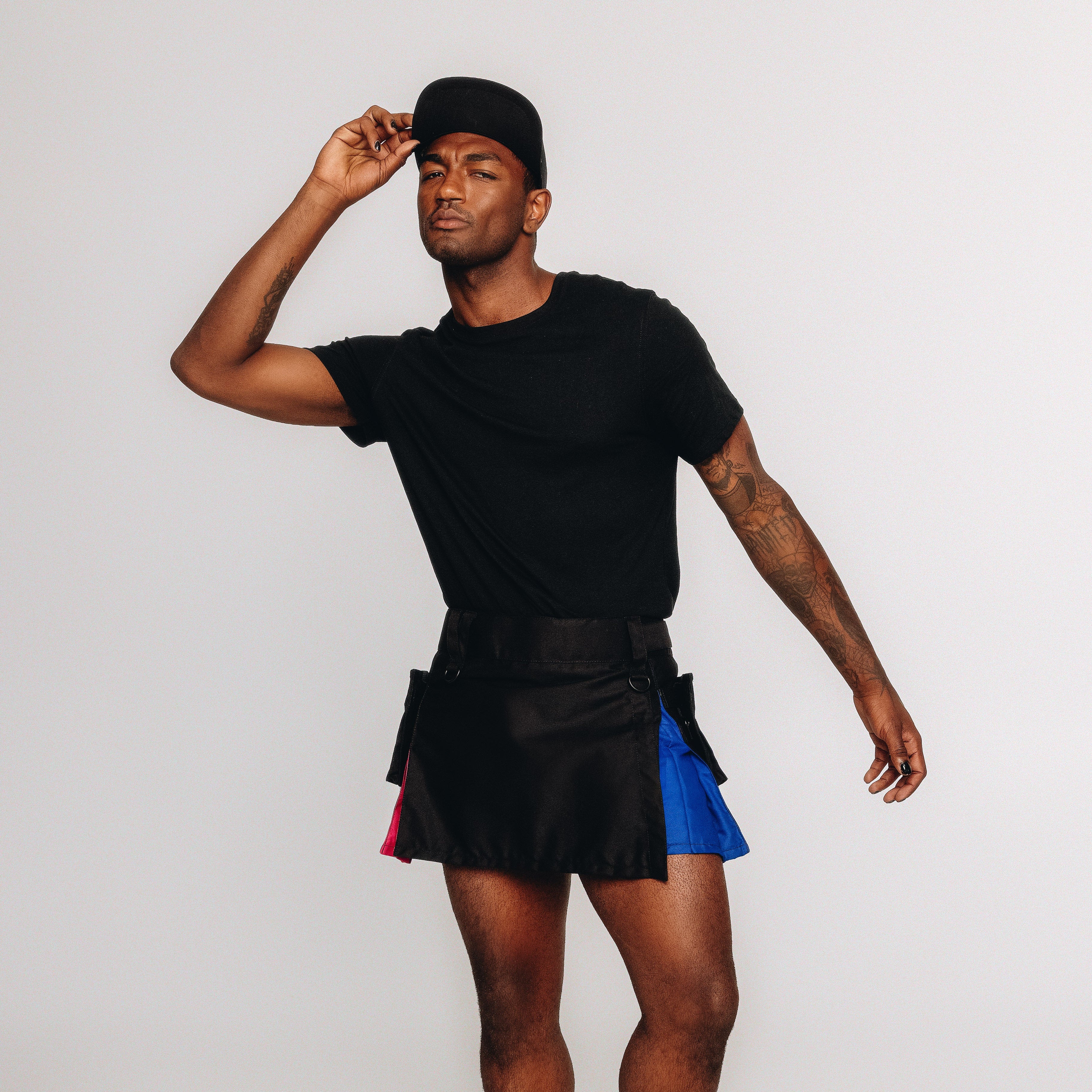 Versatta Mini Bi Pride Hybrid Cargo Kilt - 15"