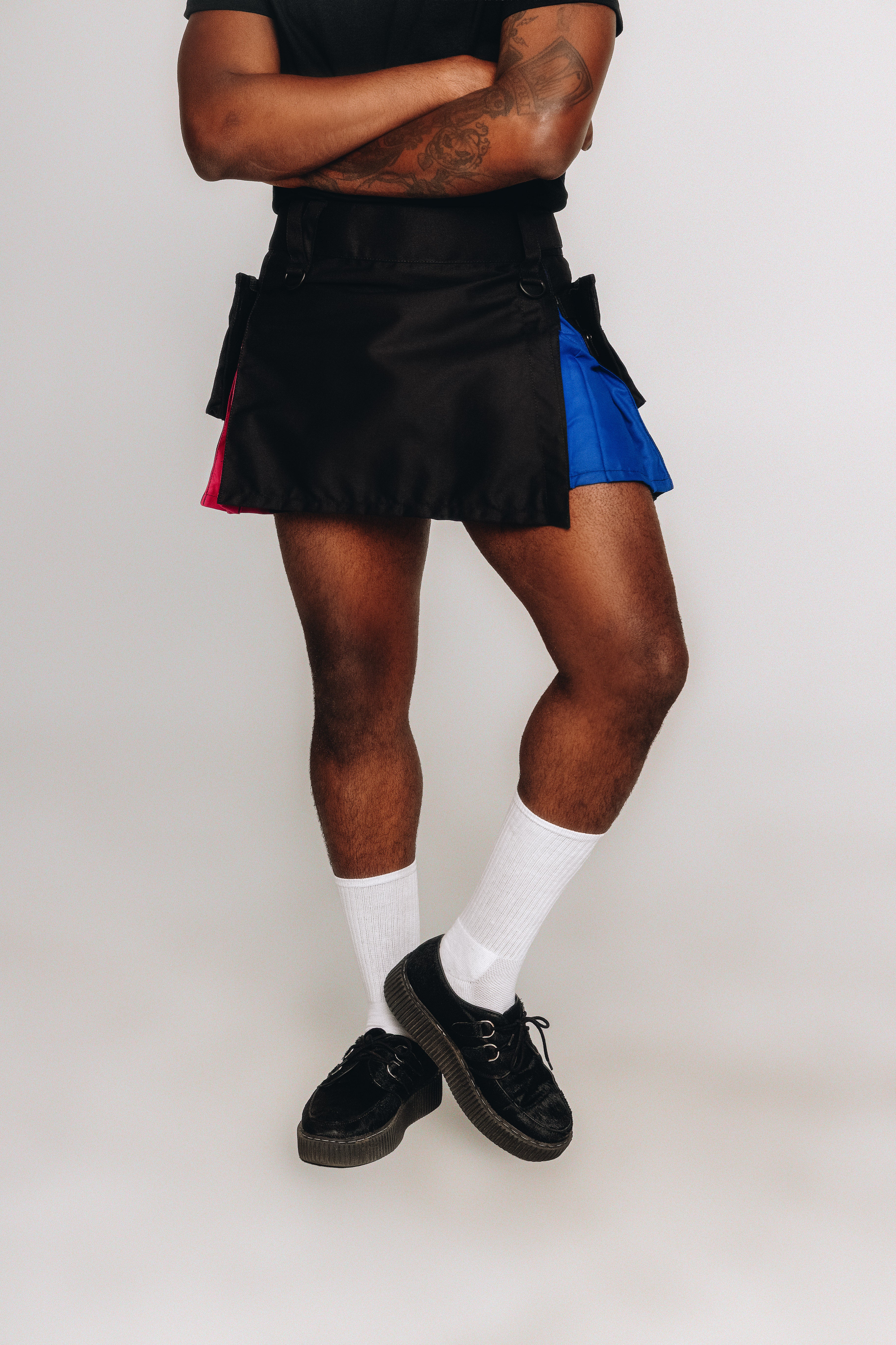 Versatta Mini Bi Pride Hybrid Cargo Kilt - 15"