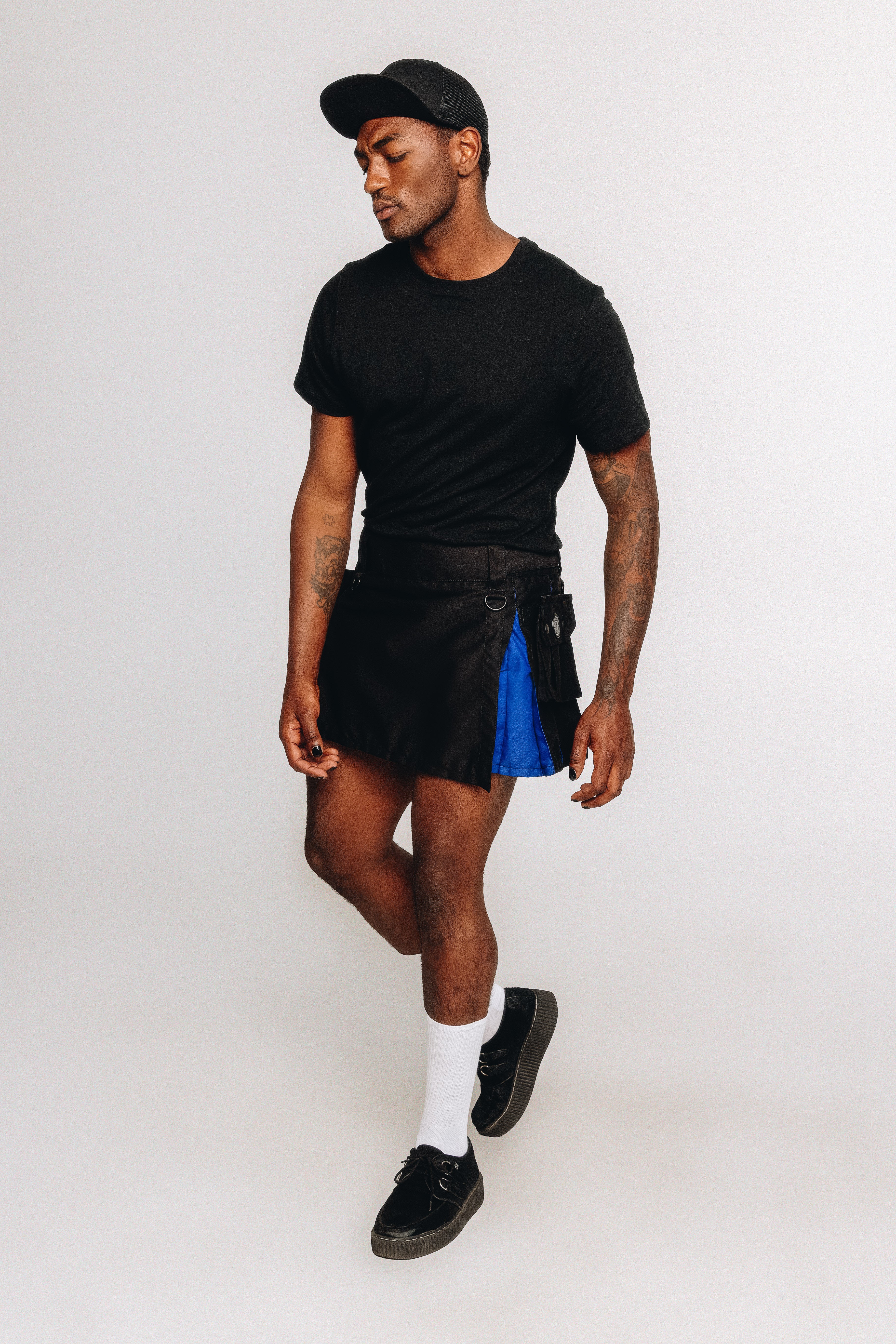 Versatta Mini Bi Pride Hybrid Cargo Kilt - 15"