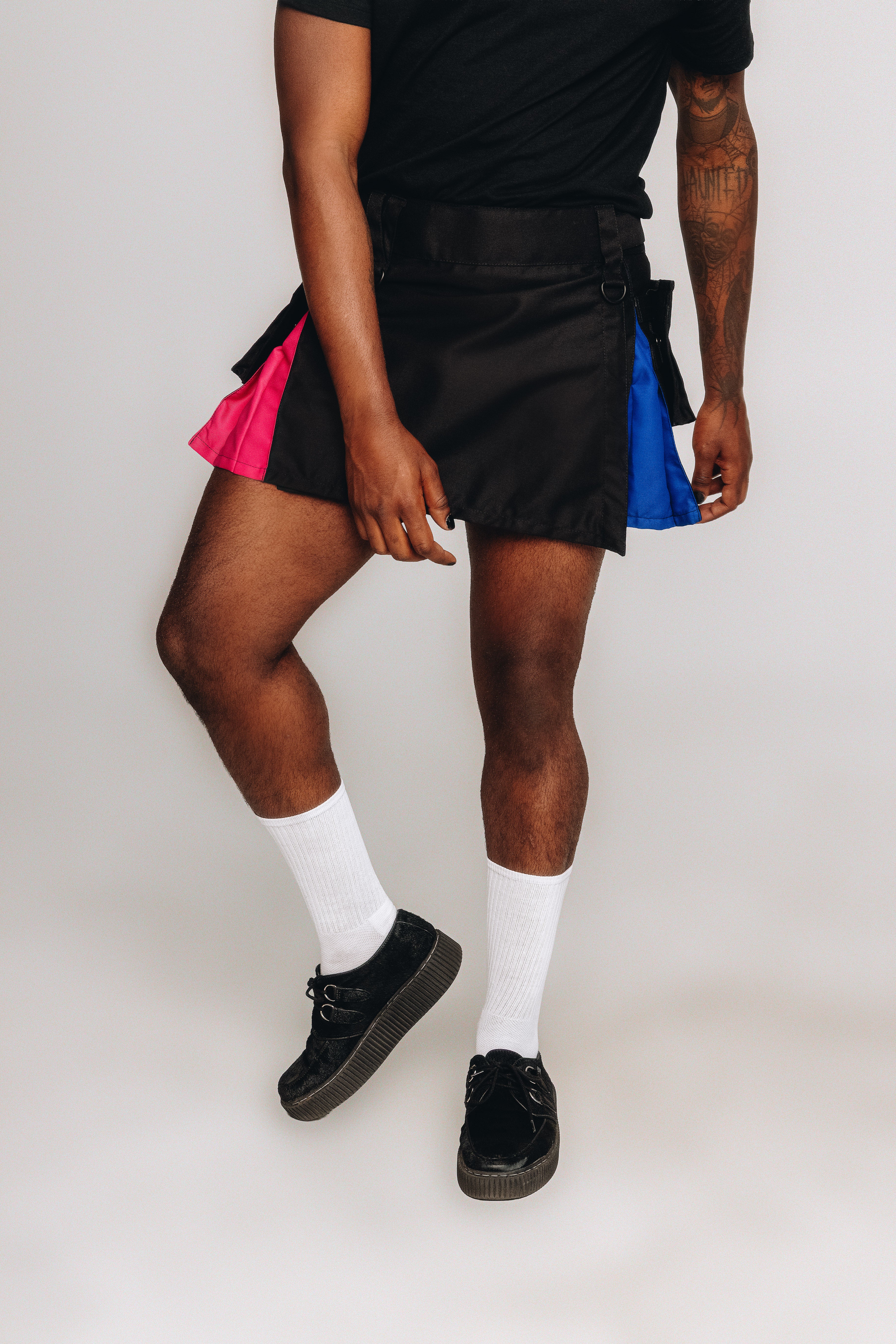 Versatta Mini Bi Pride Hybrid Cargo Kilt - 15"