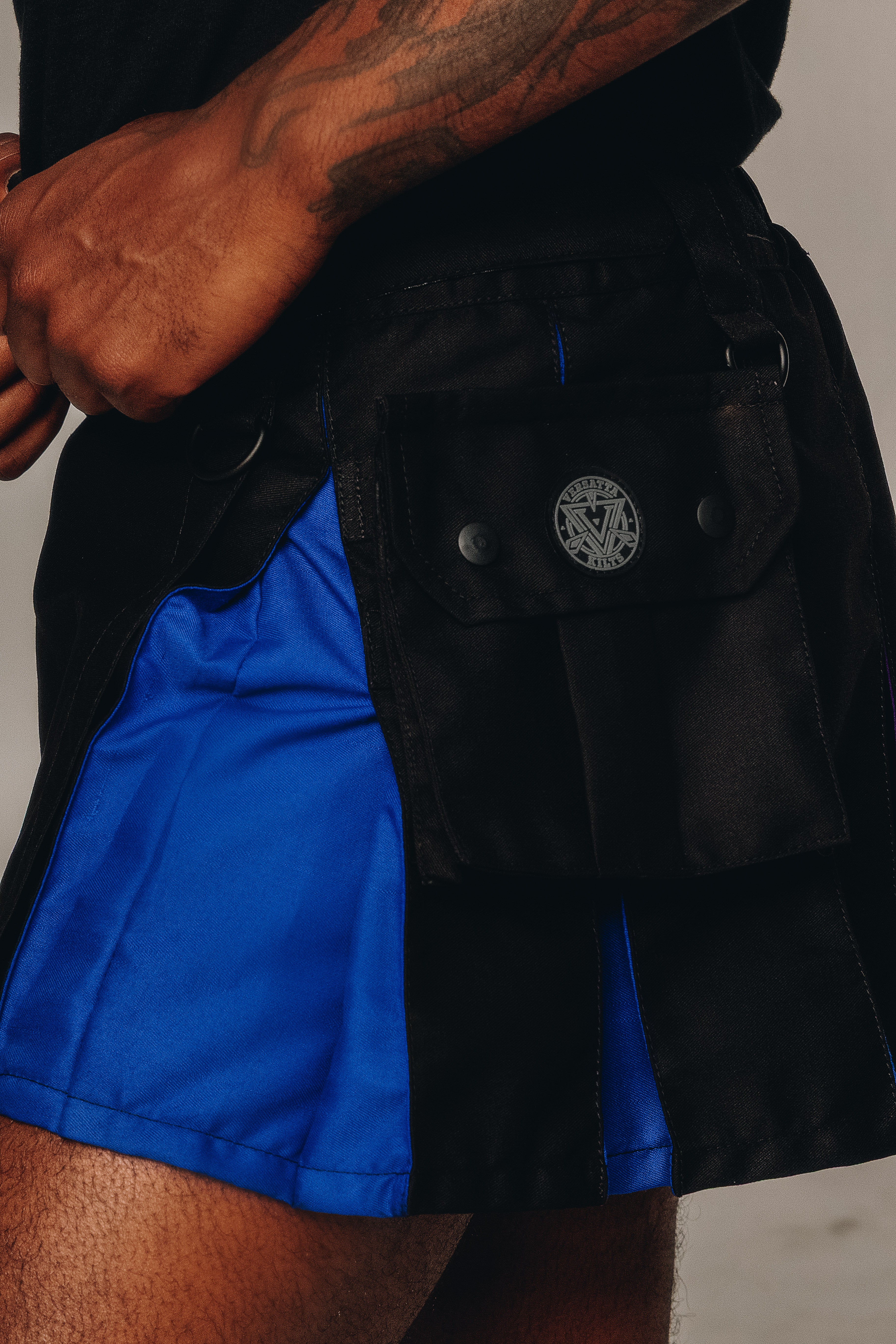 Versatta Mini Bi Pride Hybrid Cargo Kilt - 15"