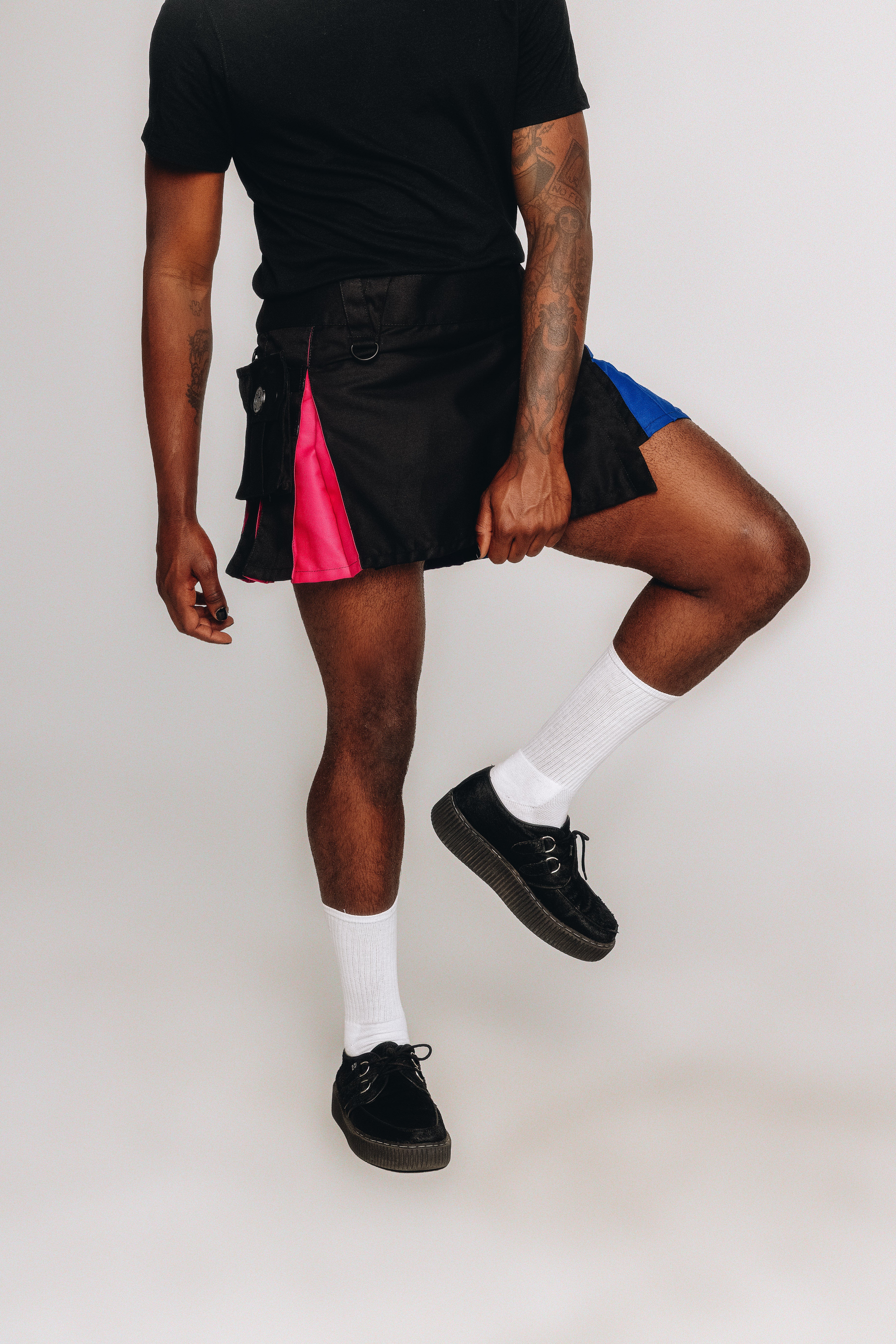 Versatta Mini Bi Pride Hybrid Cargo Kilt - 15"