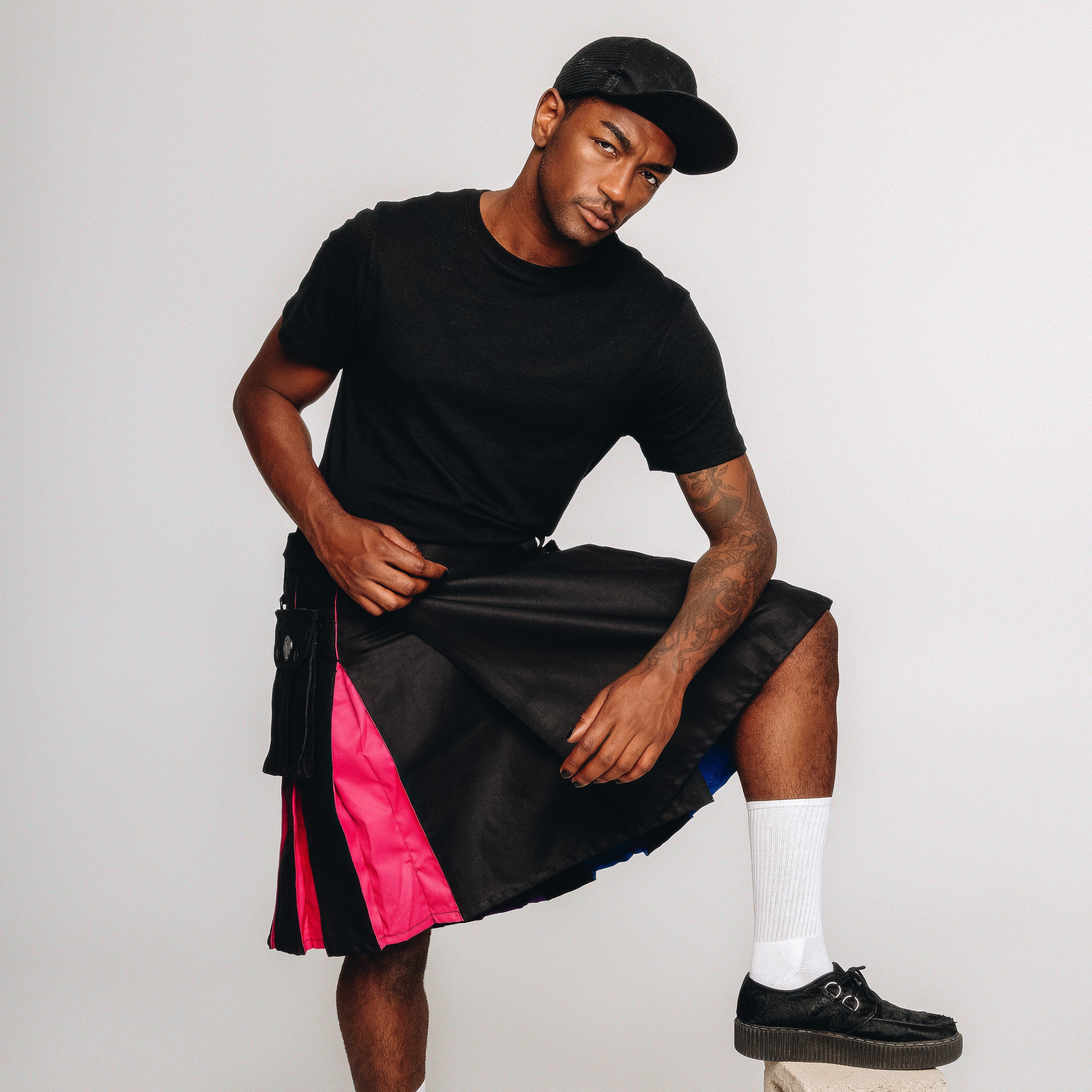 Versatta Bi Pride Hybrid Cargo Kilt - 23"