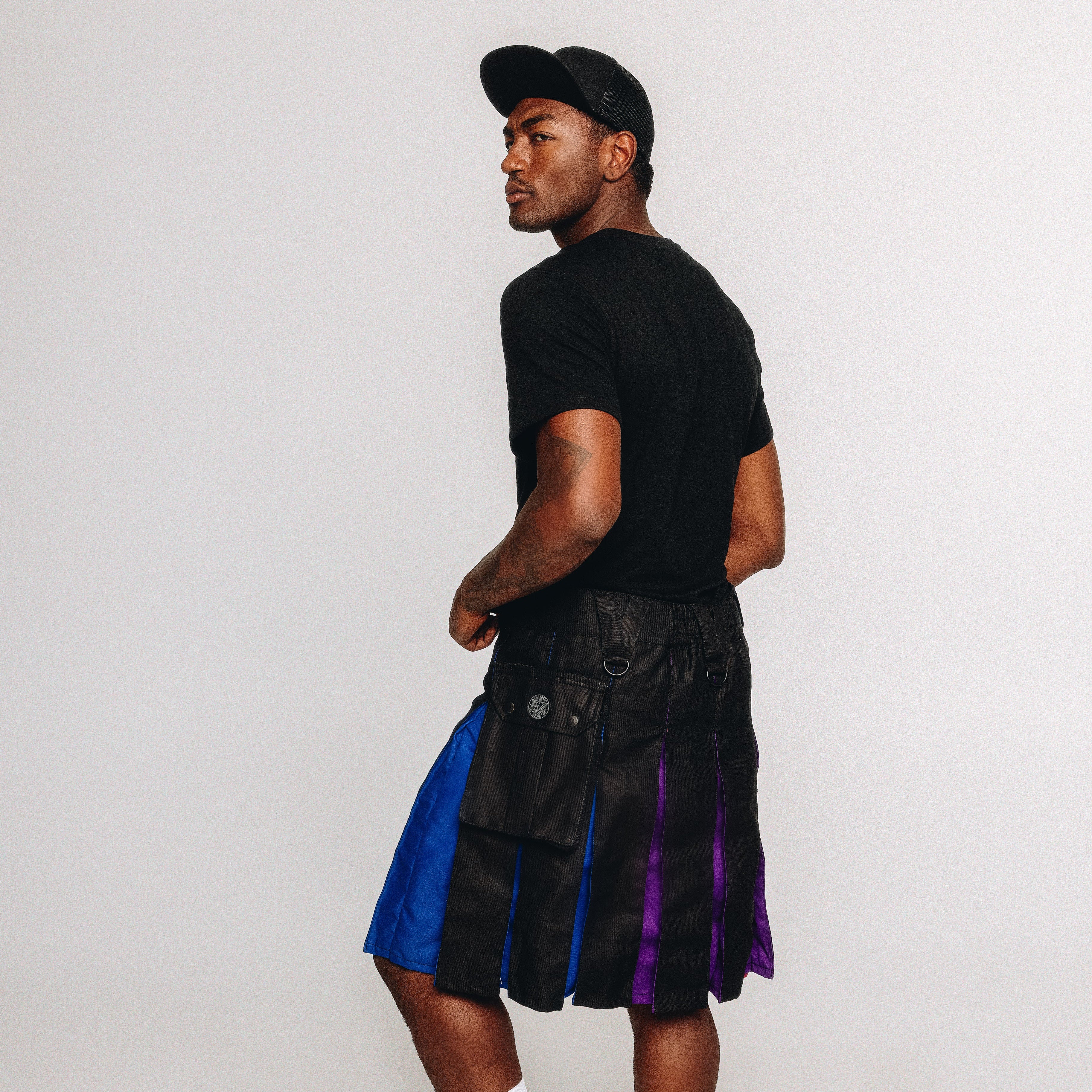 Versatta Bi Pride Hybrid Cargo Kilt - 23"