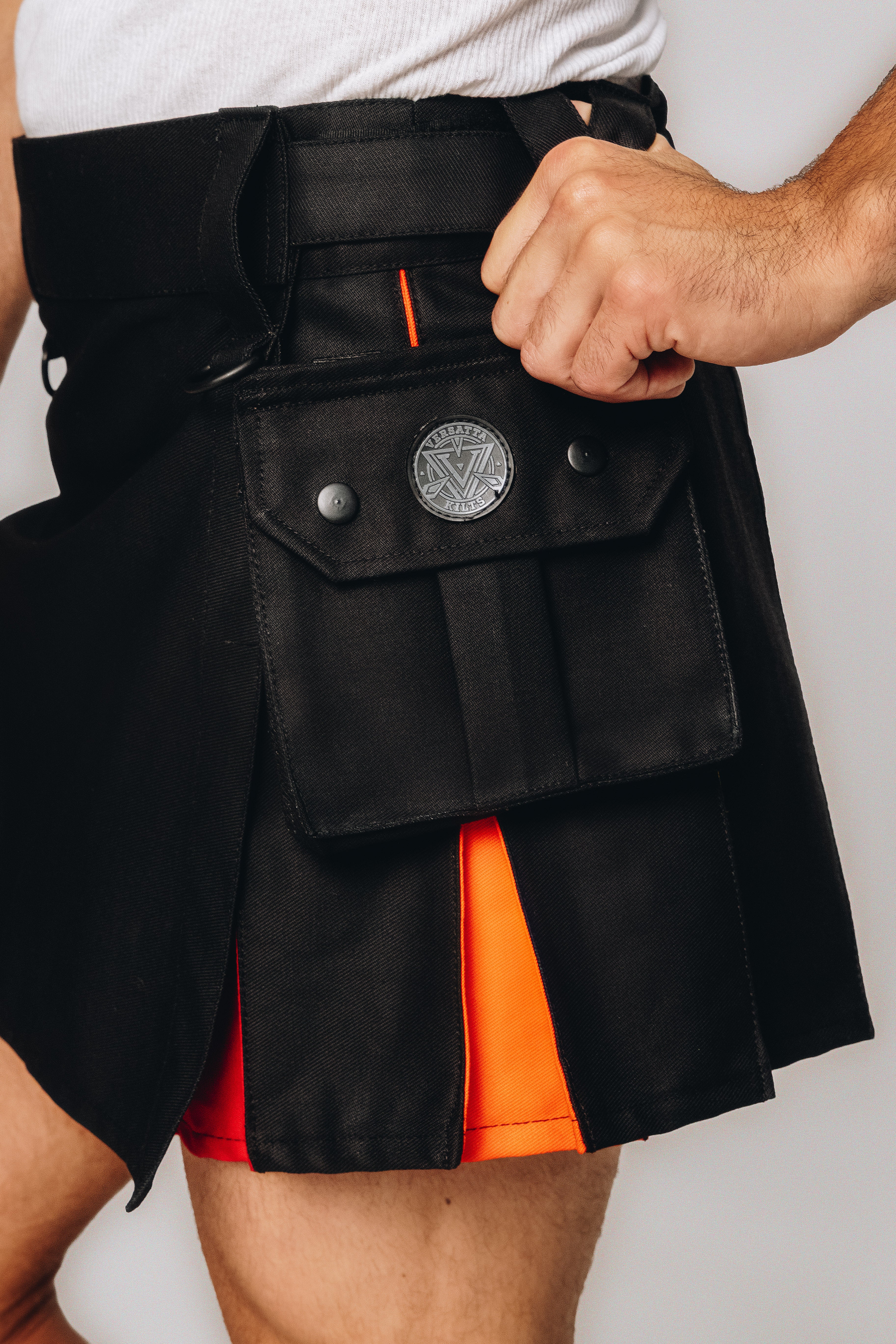 Rainbow Pride Mini Cargo Kilt – 15-in Drop | LGBT Pride | Gay