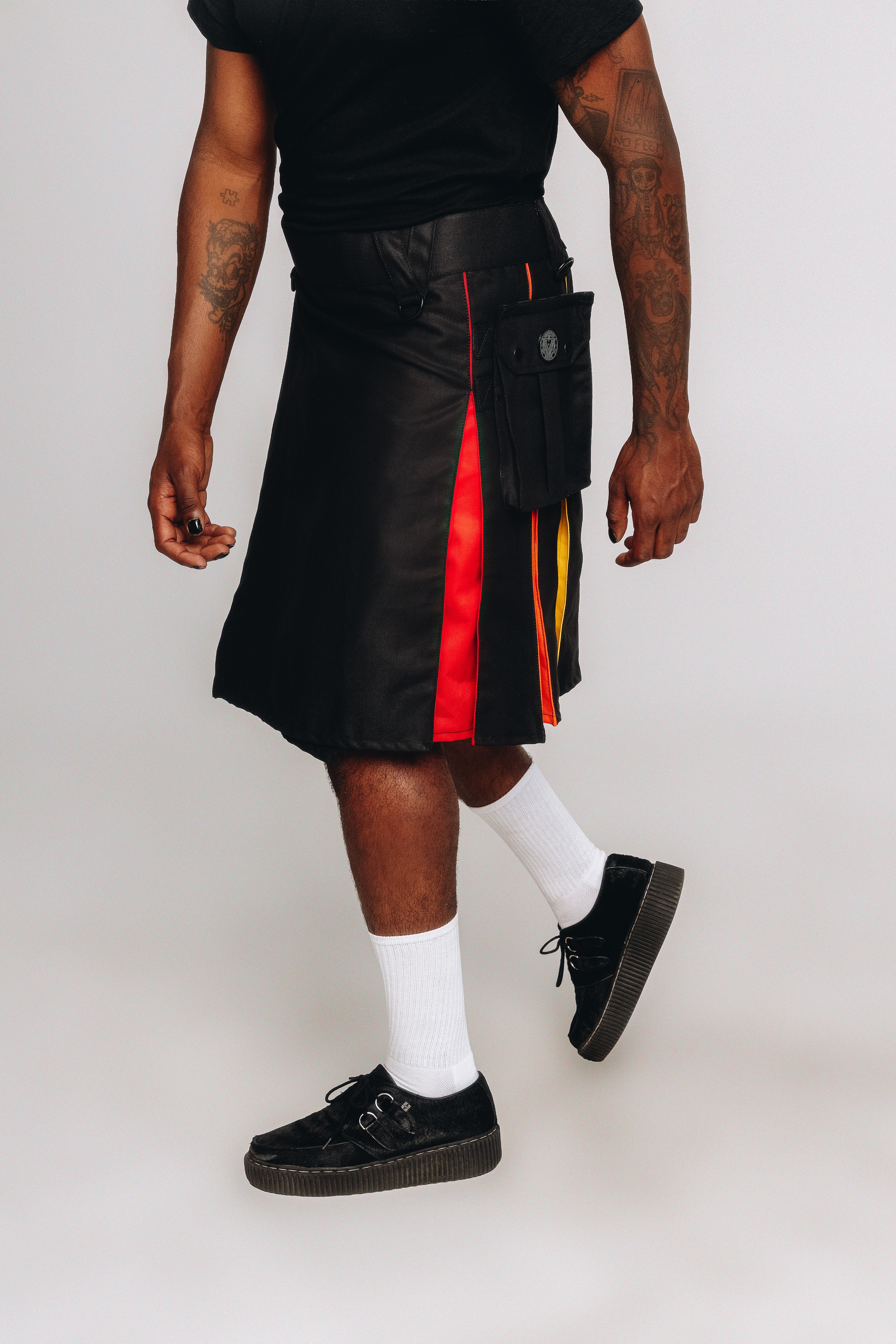 Versatta Rainbow Pride Hybrid Cargo Kilt - 23"