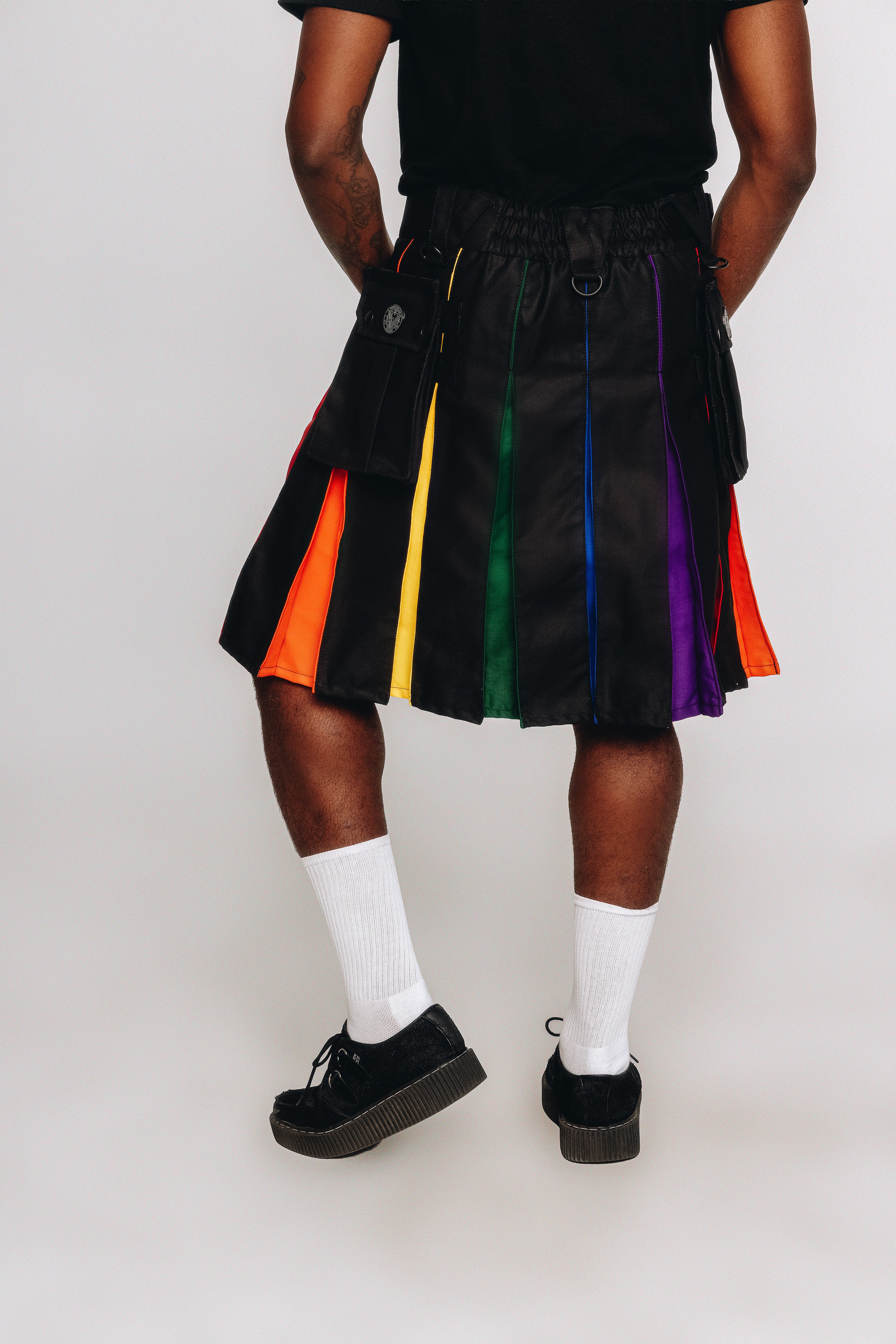 Versatta Rainbow Pride Hybrid Cargo Kilt - 23"
