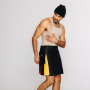 Versatta Knee-Length Rainbow Pride Hybrid Cargo Kilt - 19"