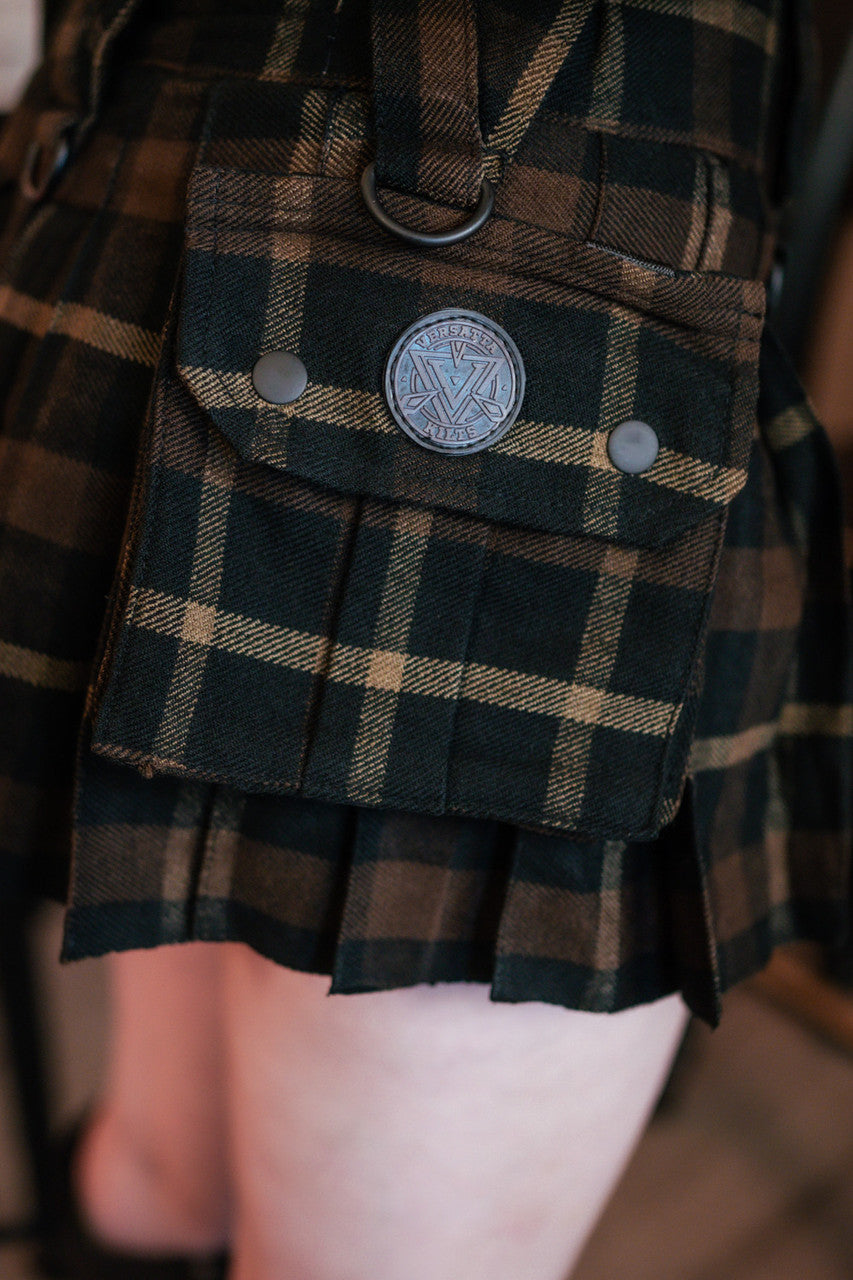 Versatta Micro Tartan Cargo Kilt - Brandybuck