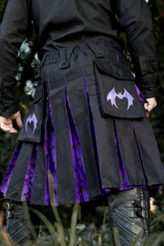 Versatta Knee-Length Hallows Wings Cargo Kilt – 19"