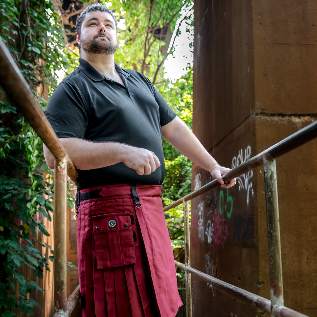 Versatta Big & Tall Cargo Kilt - 25"