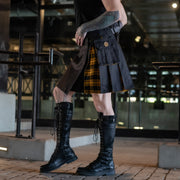 Versatta Knee-Length Tartan Hybrid Cargo Kilt - 19"