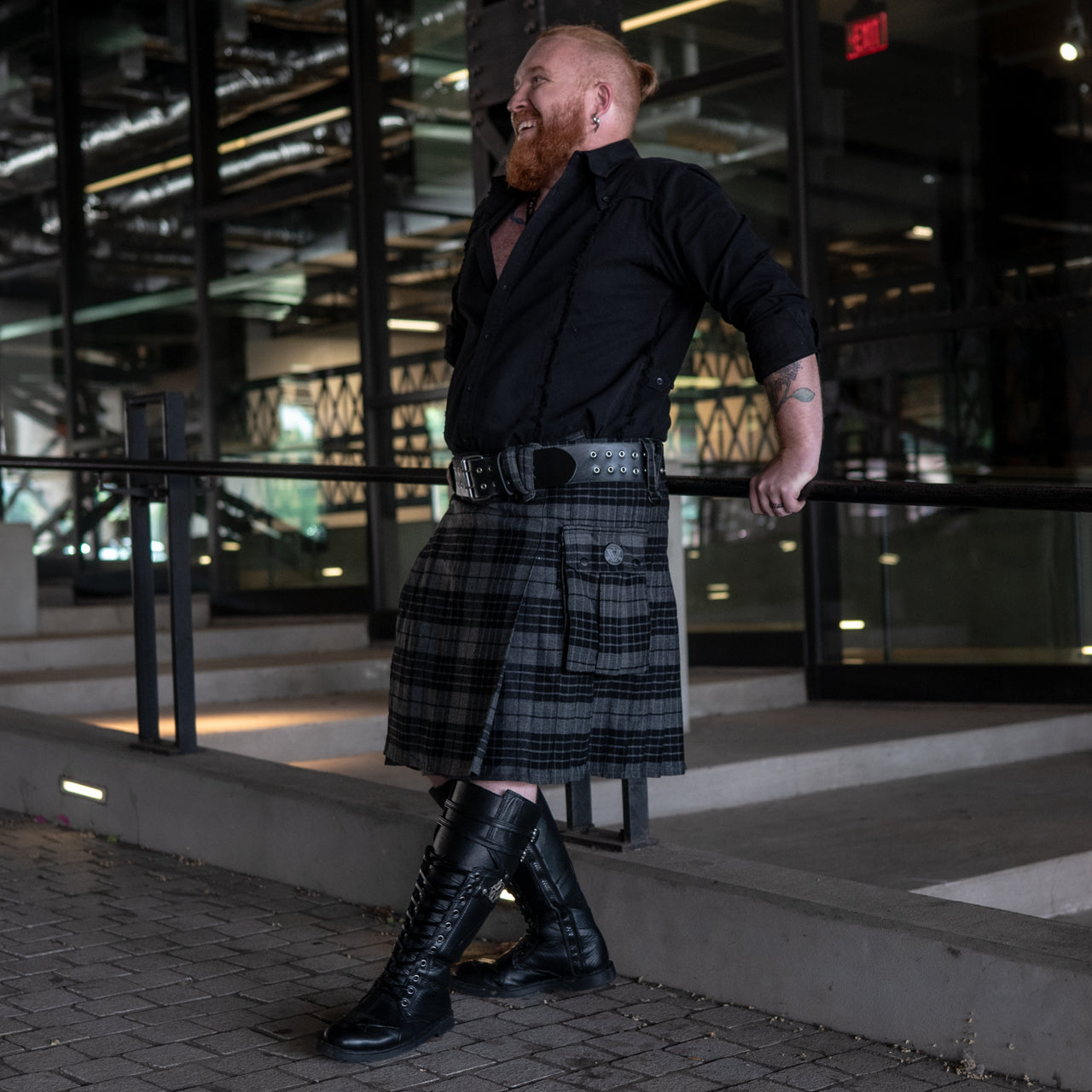 Versatta Tartan Cargo Kilt - 23"