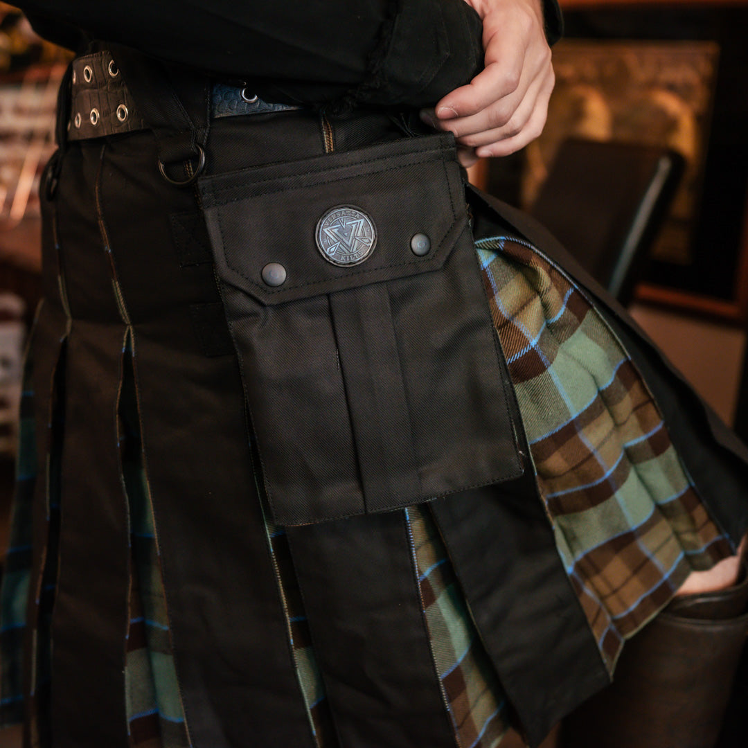 Versatta Tartan Hybrid Cargo Kilt - 23"