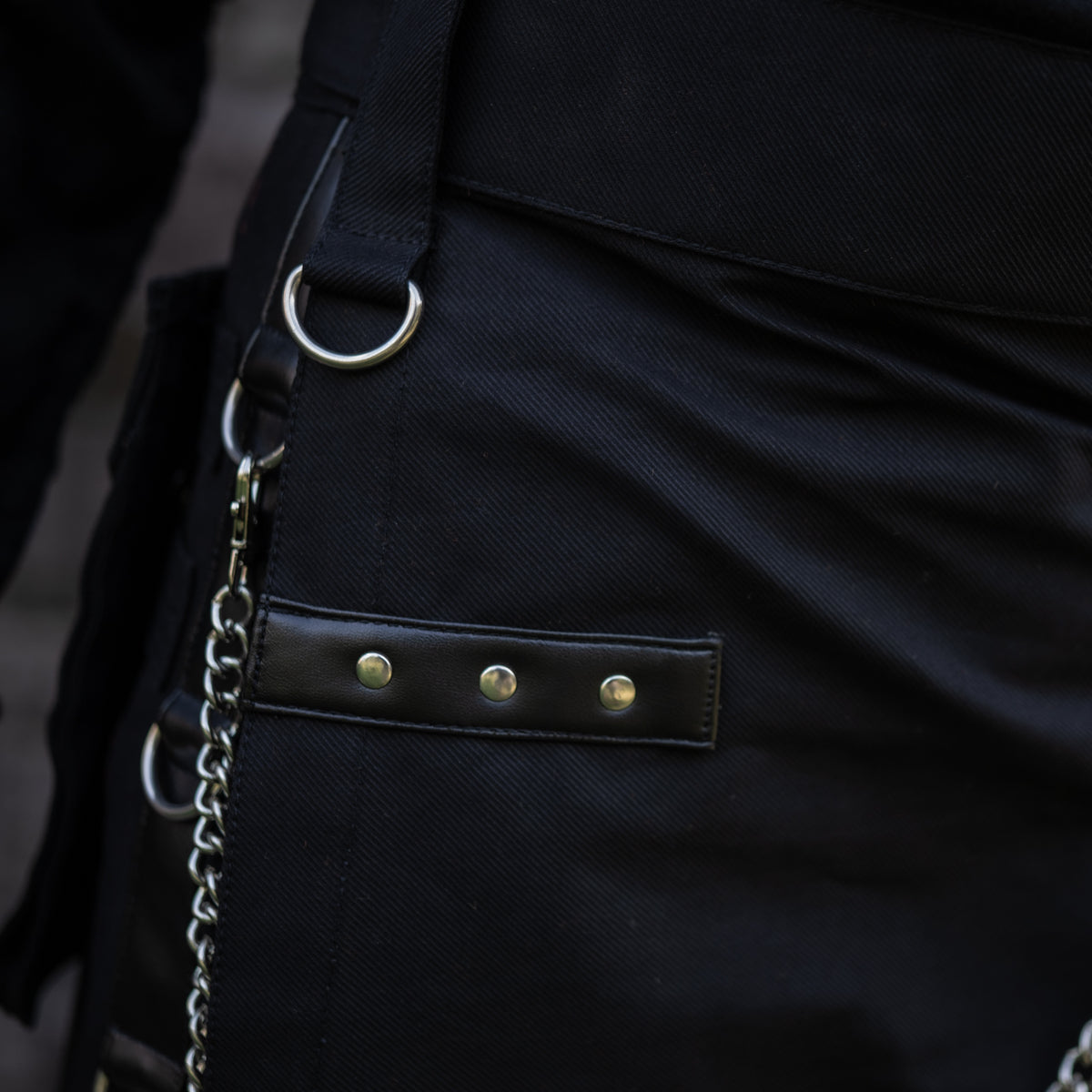 Versatta Gothic Velvet Cargo Kilt – 23"