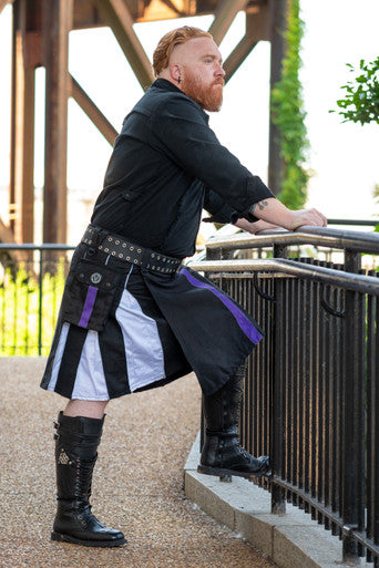 Versatta Demisexual Pride Hybrid Cargo Kilt